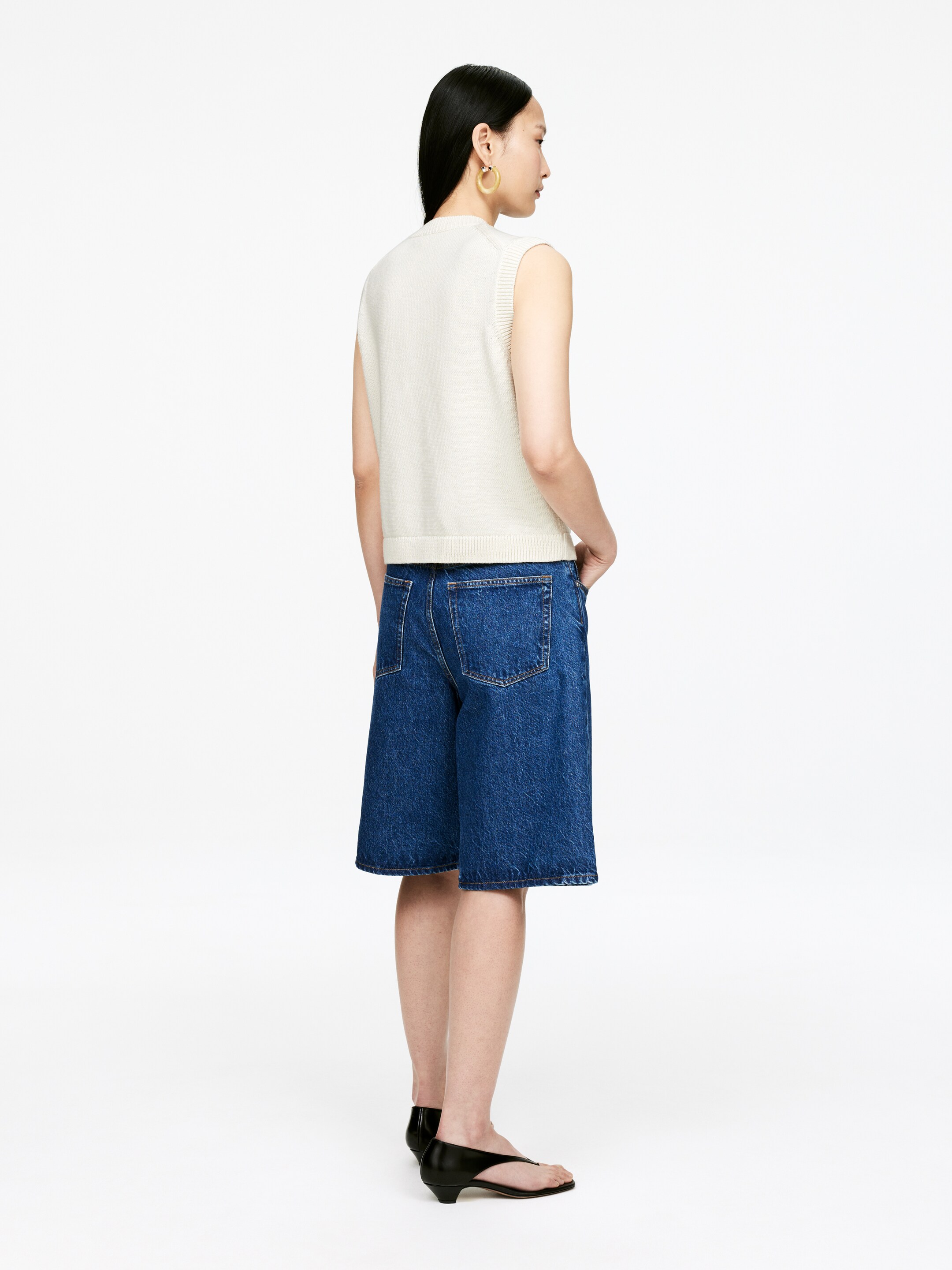 Agrandir l'image: Gilet en maille de coton - Blanc - FEMME | H&M FR 3