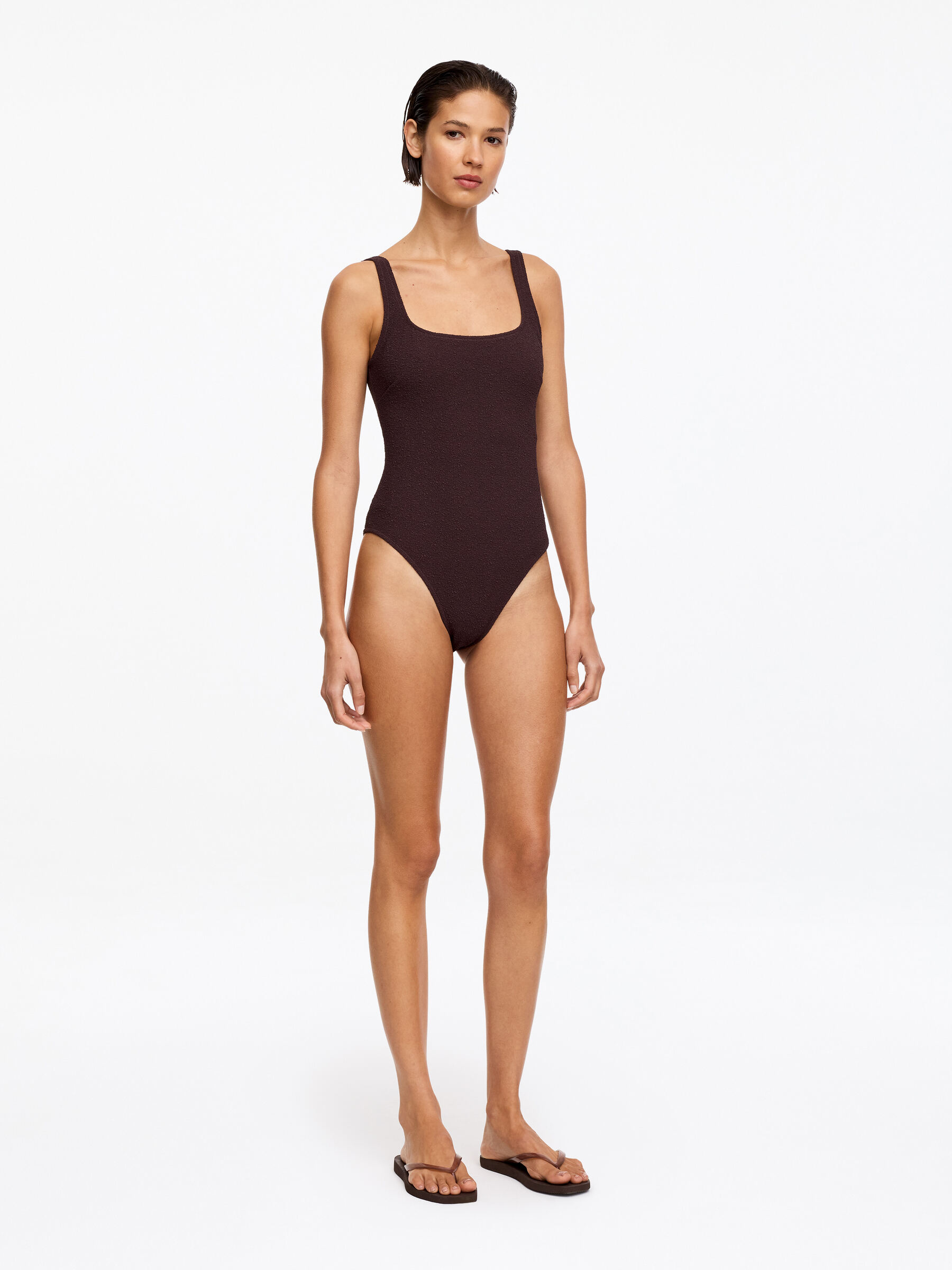 Structured Swimsuit-#3C2A2B-19142
