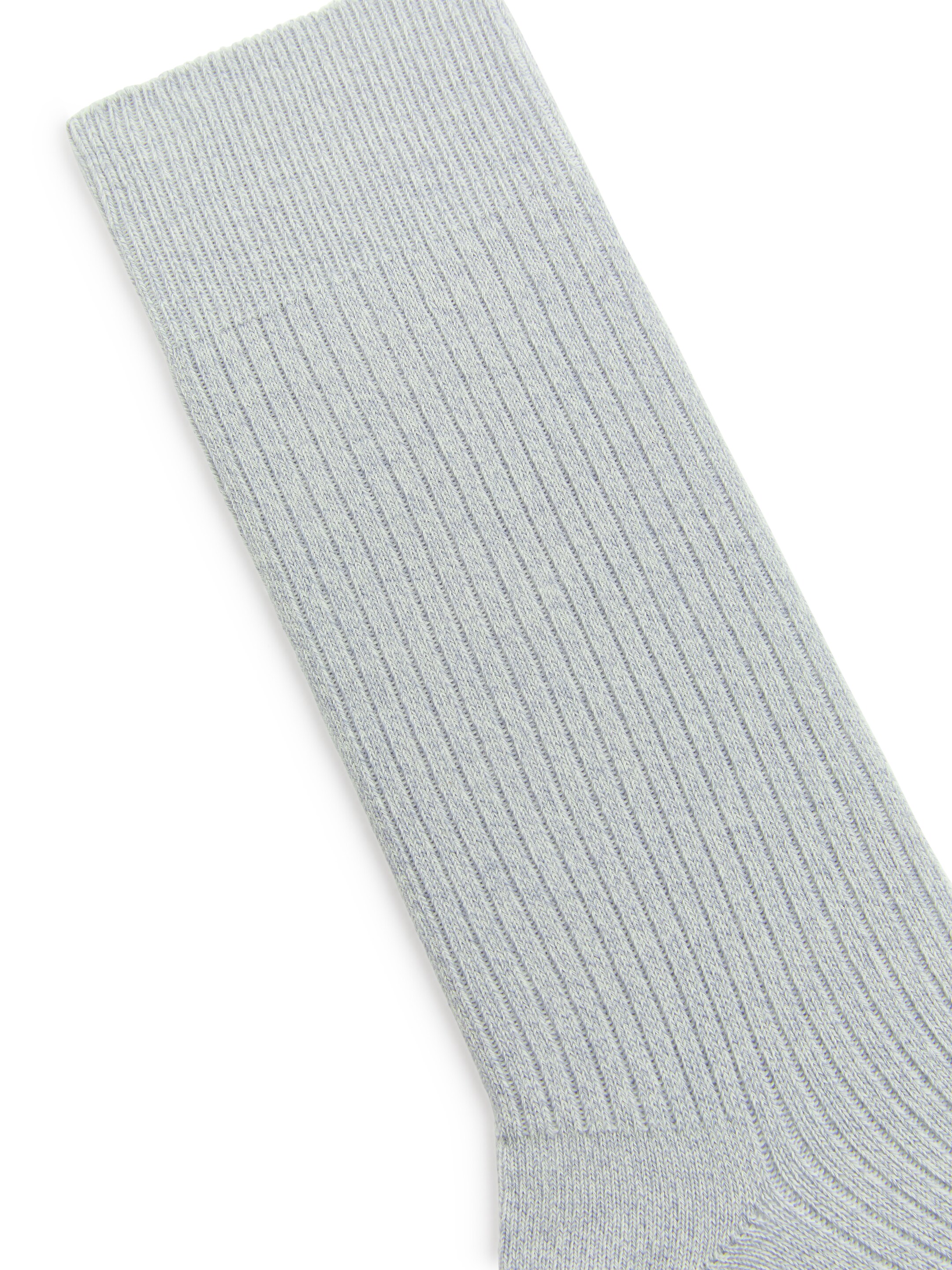 Ribbade strumpor i bomull - Duvblå/melerad - Regular fit - Men - StillMedia/DescriptiveDetail - 2