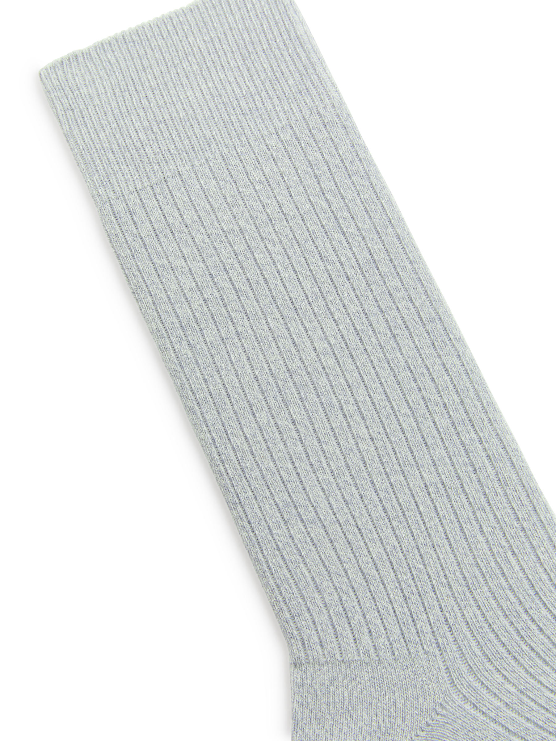 Gerippte Socken aus Supima-Baumwolle - Taubenblau meliert - Regular Fit - Herren - StillMedia/DescriptiveDetail - 2