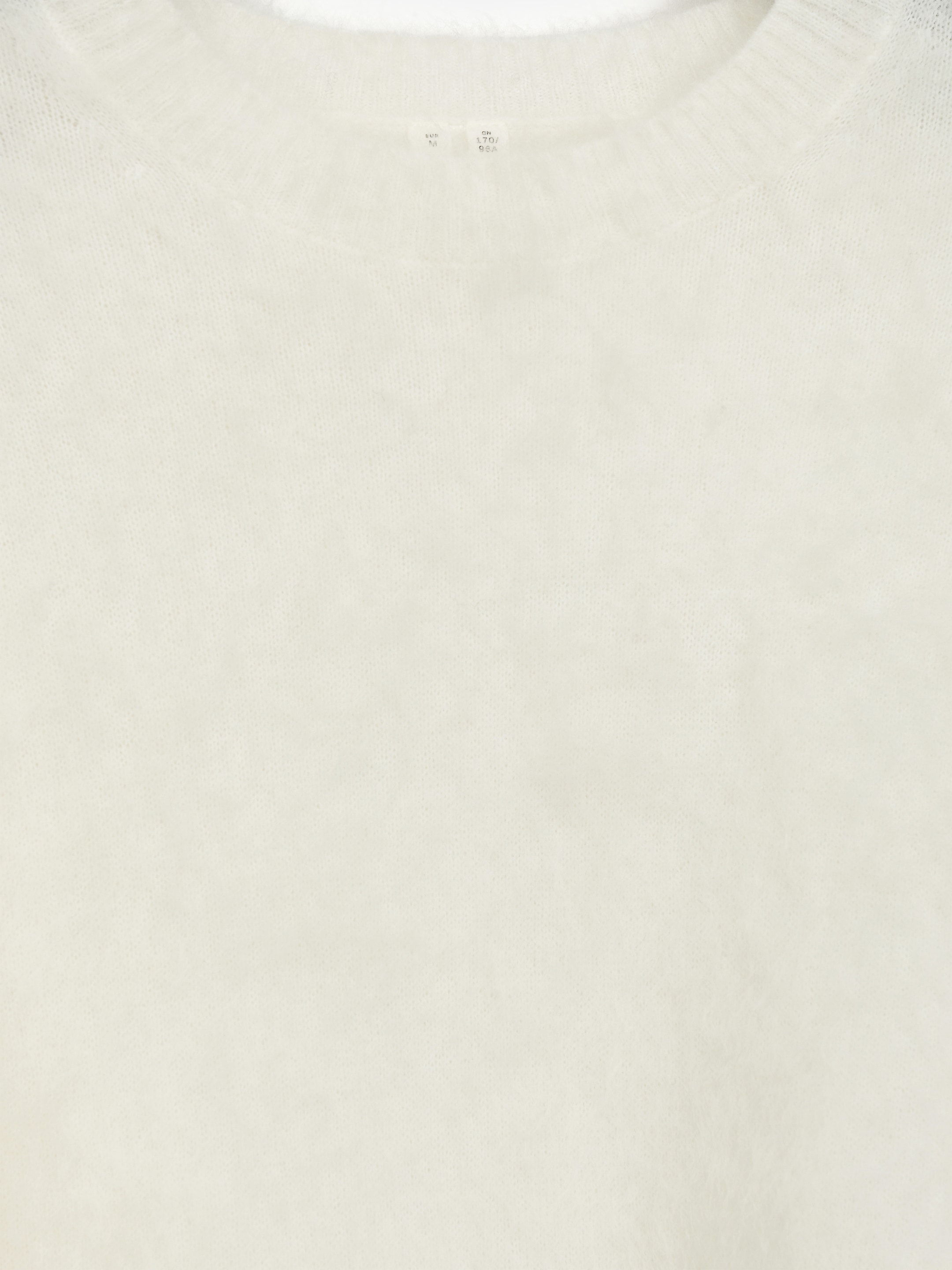 Mohair-Wool Blend Jumper - Off White - Oversized - Women - StillMedia/DescriptiveDetail - 1