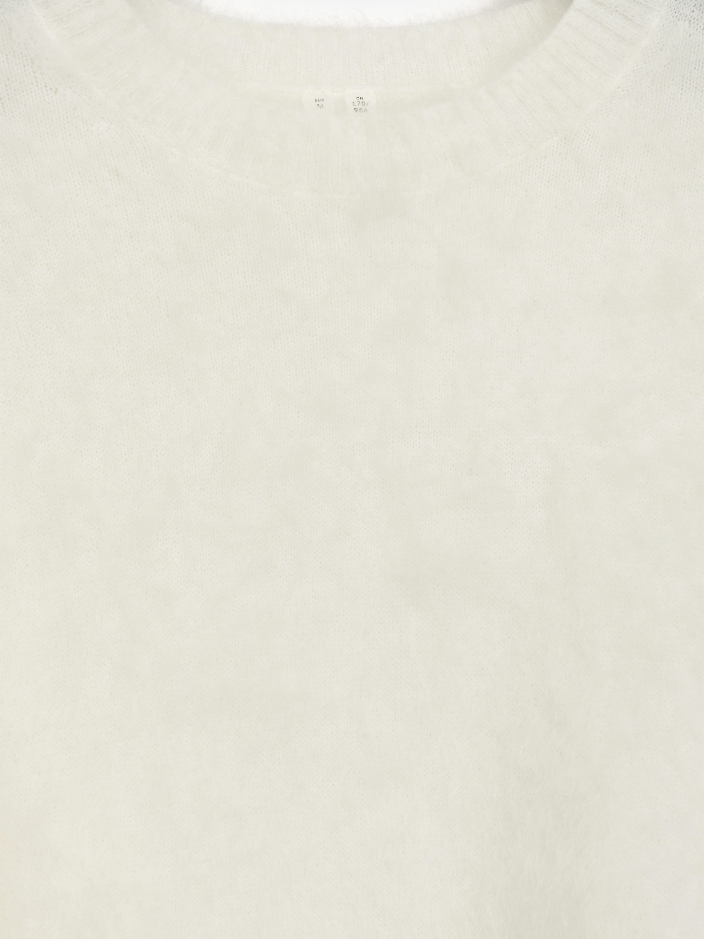 Mohair-Wool Blend Jumper - Off White - Oversized - Women - StillMedia/DescriptiveDetail - 1