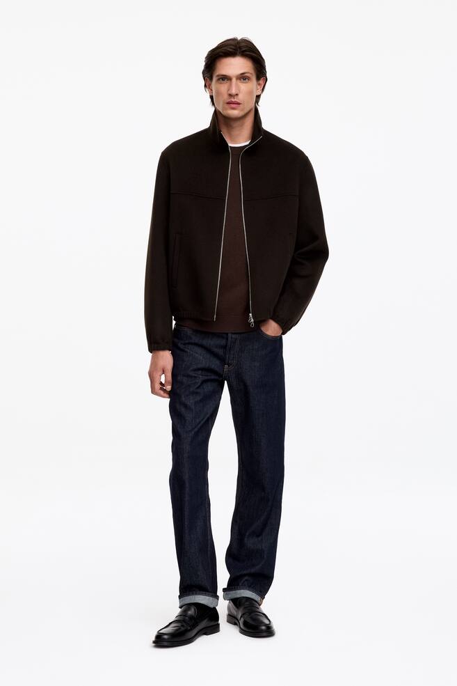 Doublé-Blouson - Dunkelbraun - 1