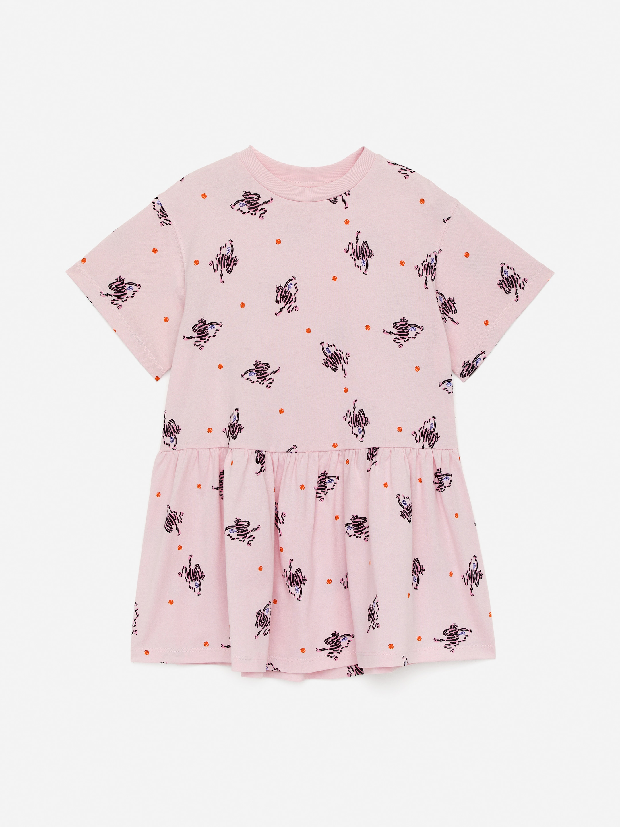 Grotere afbeelding bekijken: Jersey Frill Dress - Roze - KINDEREN | H&M BE 1