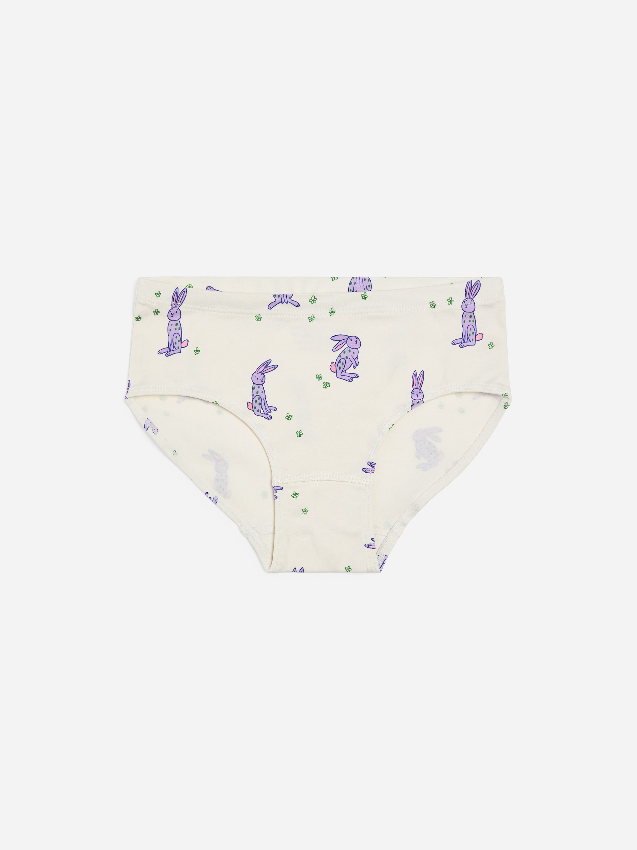 Cotton Jersey Briefs Set of 3 - Lilac/Rabbits - Regular fit - Children - StillMedia/DescriptiveStillLife - 4