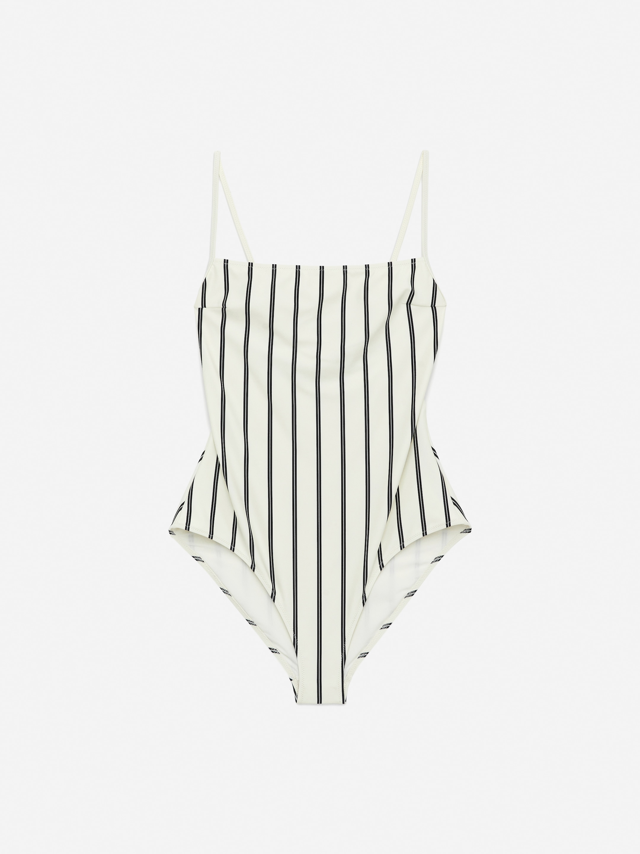 Costume da bagno con scollo squadrato-#F4F3E9-15637