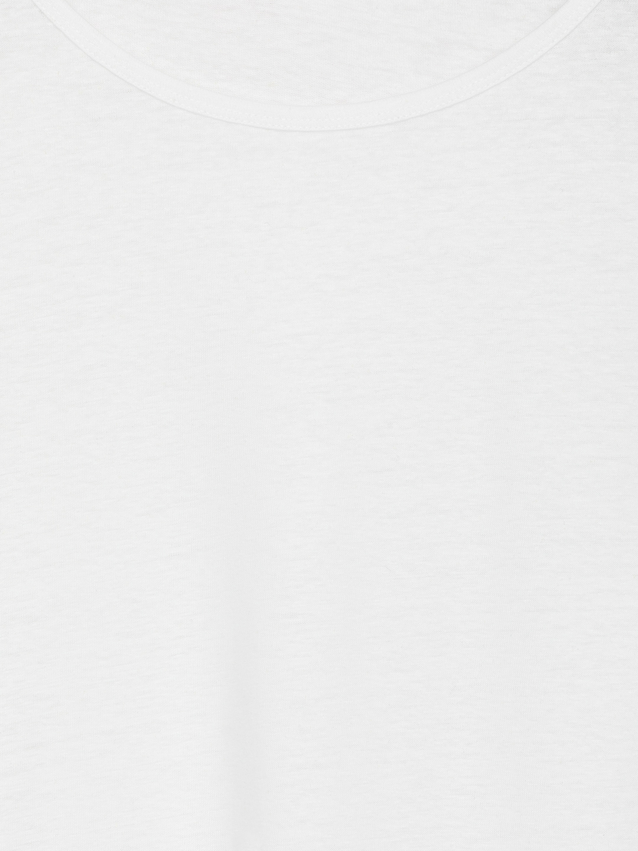 Loose-Fit Linen Viscose Top - White - Loose fit - Women - StillMedia/DescriptiveDetail - 1