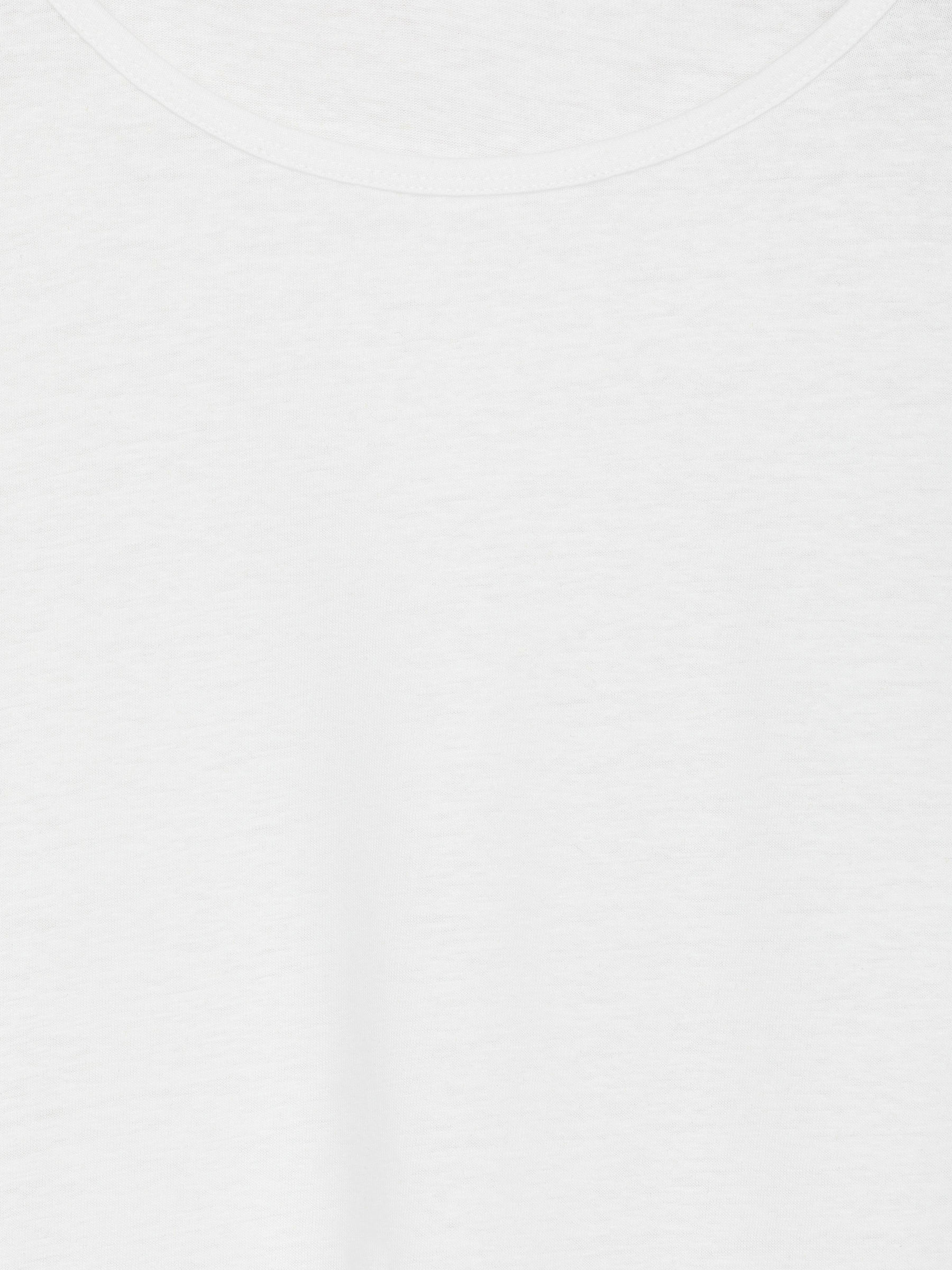 Loose-Fit Linen Viscose Top - White - Loose fit - Women - StillMedia/DescriptiveDetail - 1