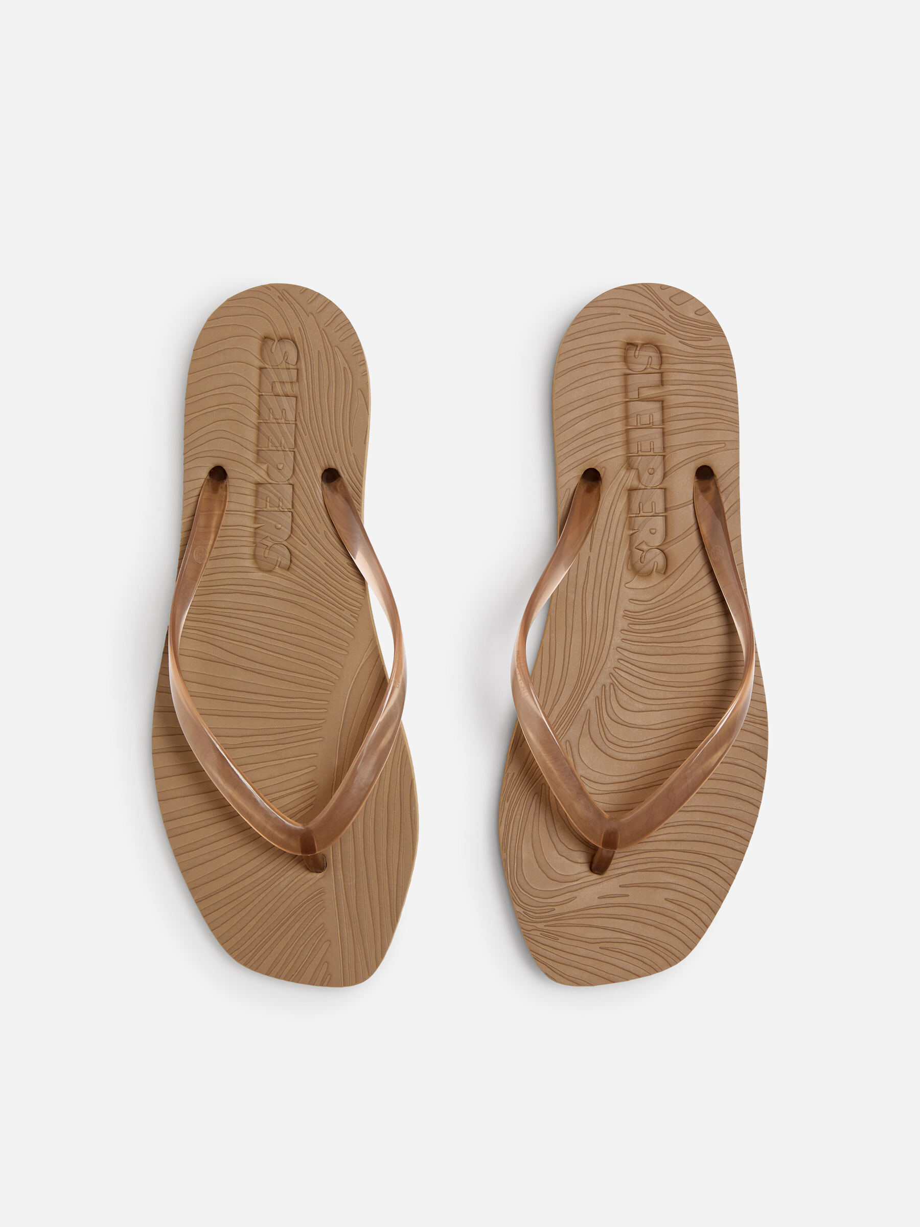 Sleepers flip-flops - Transparent/sandfärgat - Women - StillMedia/DescriptiveStillLife - 2