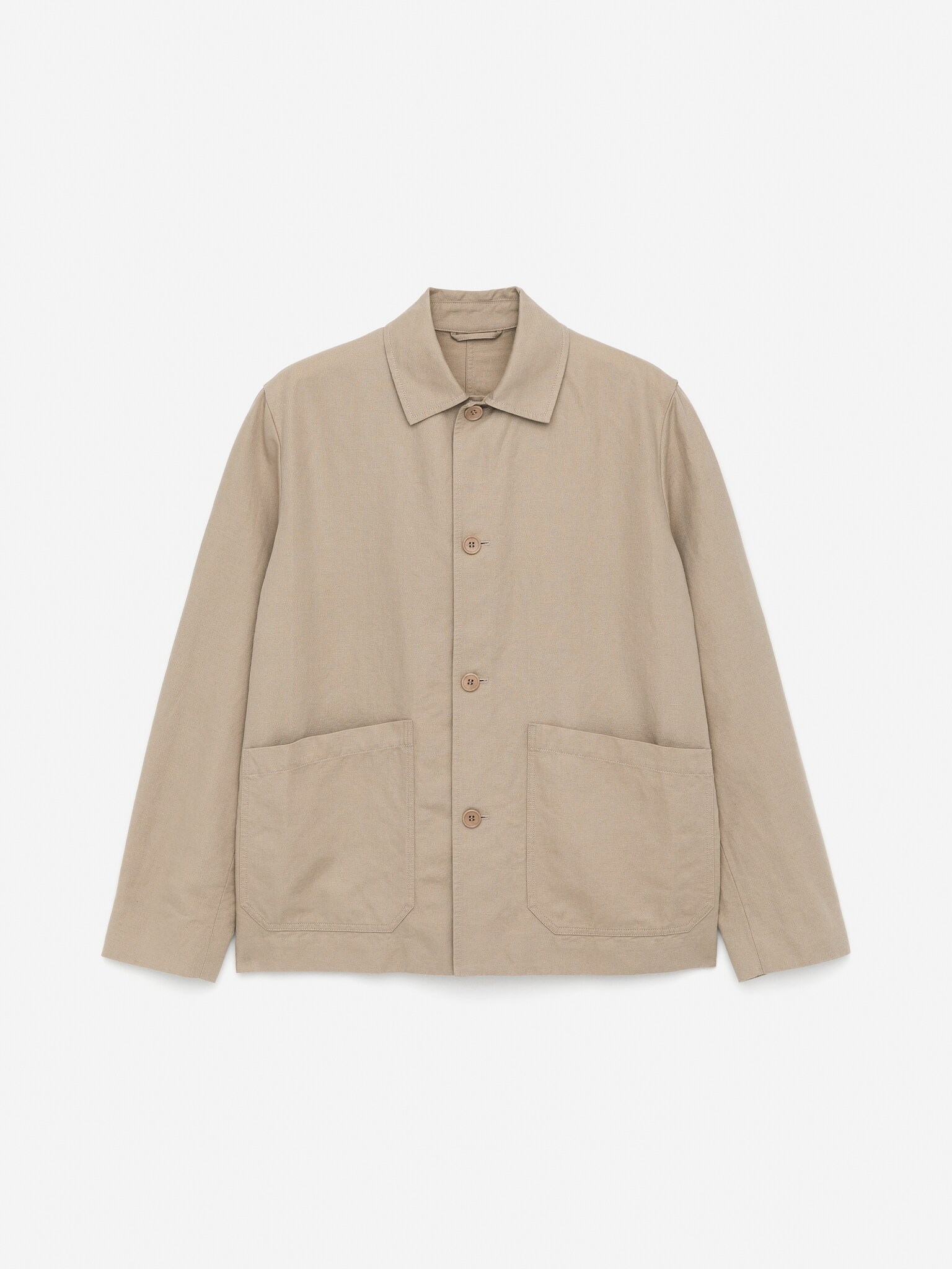 Veste en lin et coton - Beige