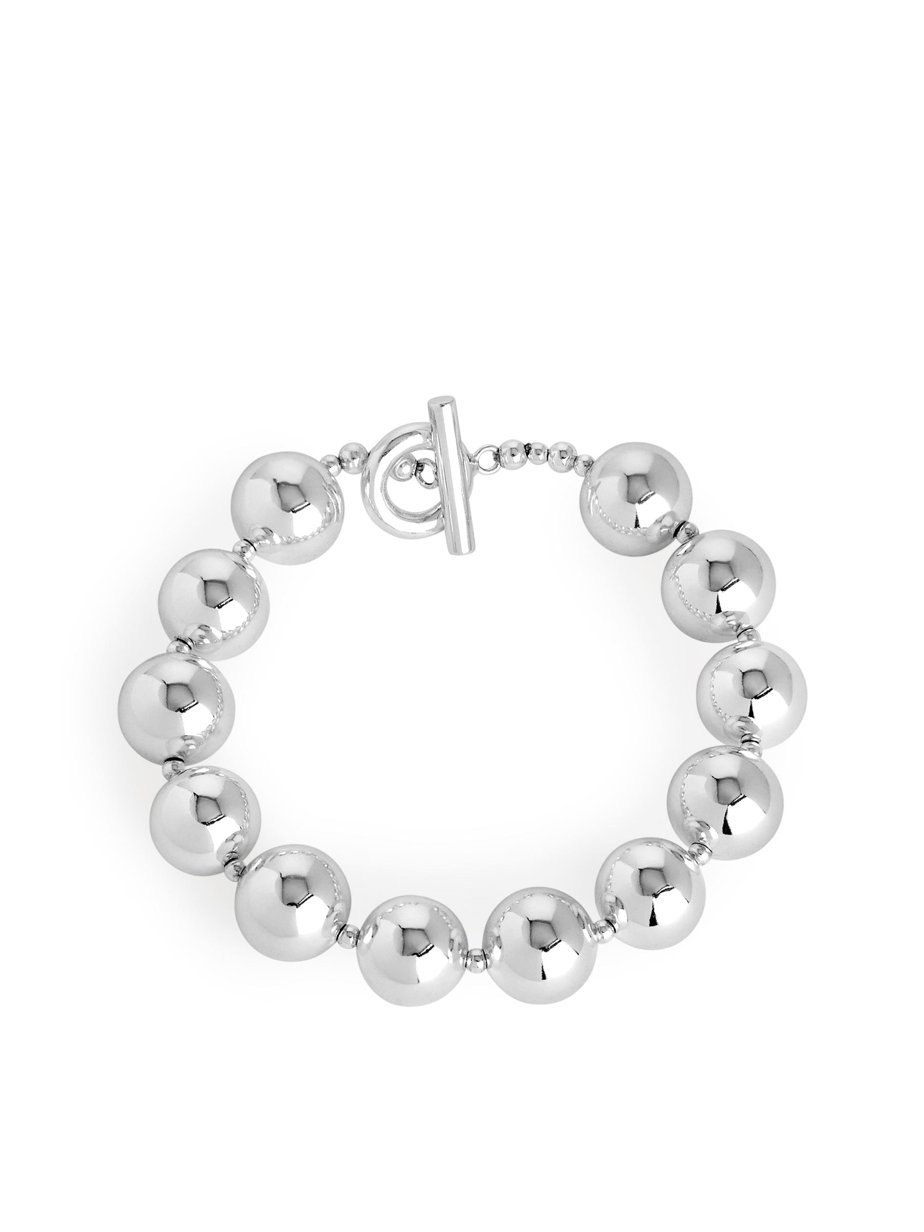 Armband mit großen Kugeln - Silber - Damen - StillMedia/DescriptiveStillLife - 1
