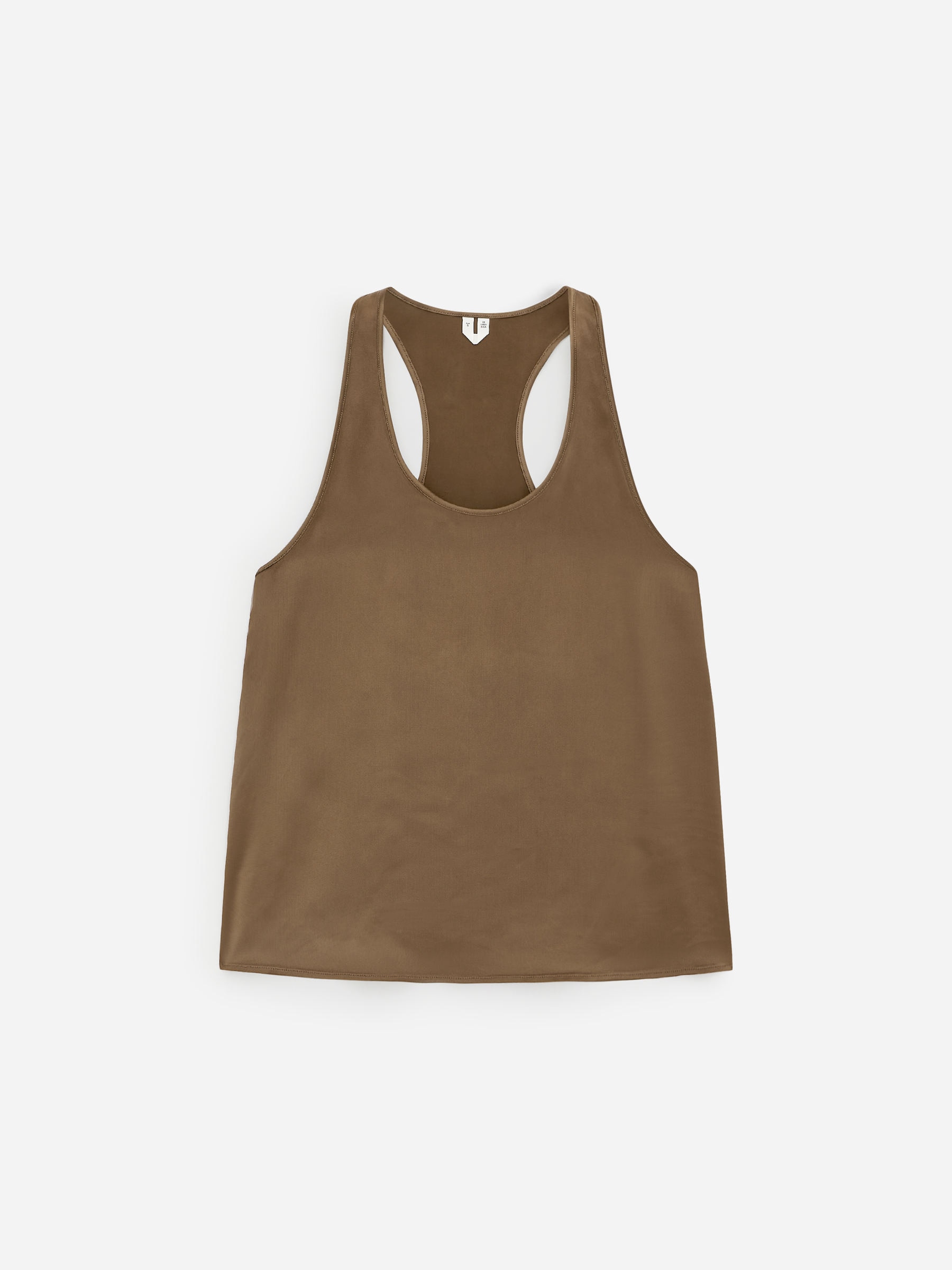 Sporty Satin Top - Brown - Regular fit - Women - StillMedia/DescriptiveStillLife - 1