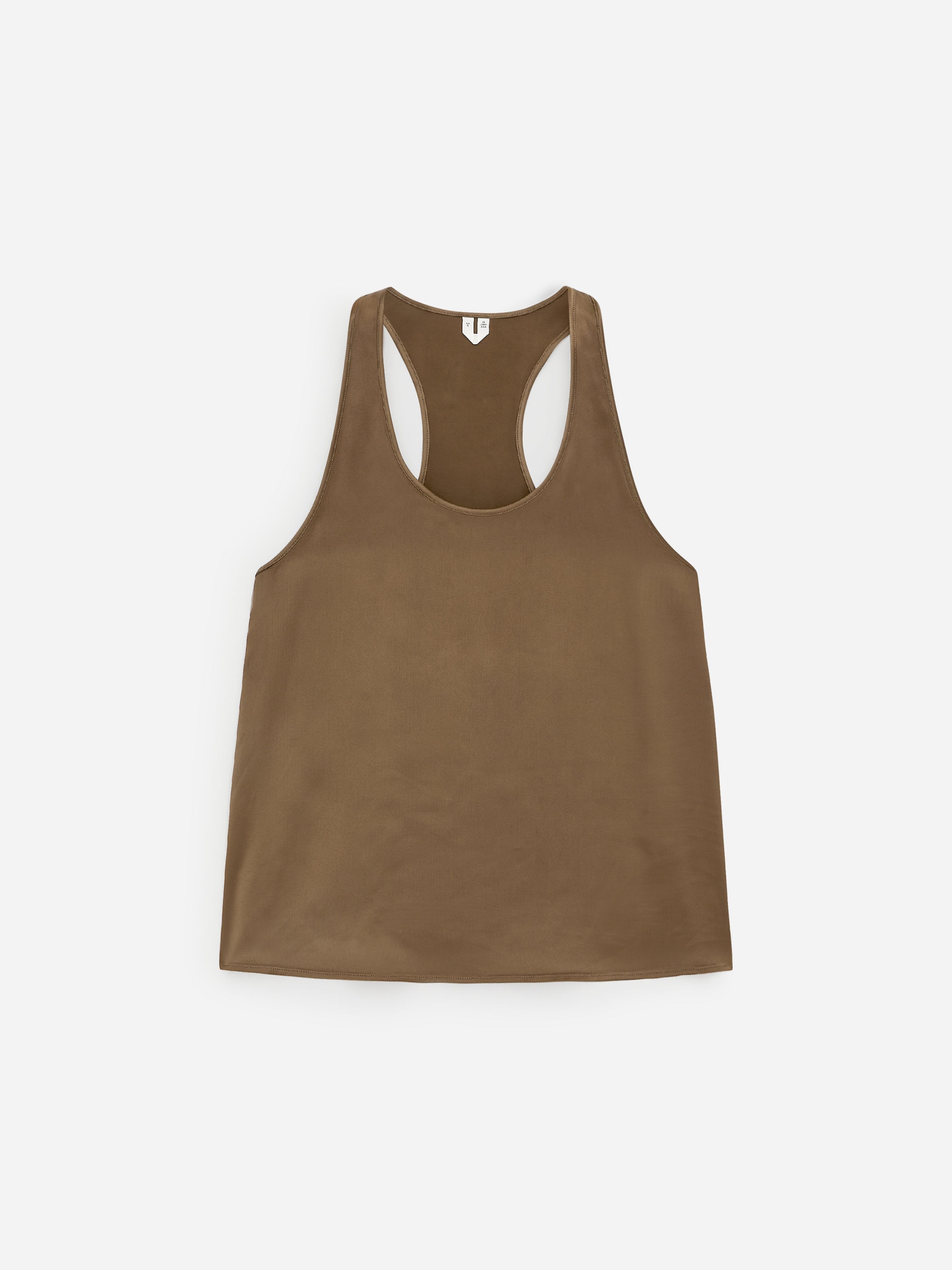 Sporty Satin Top – Off White – ARKET WW