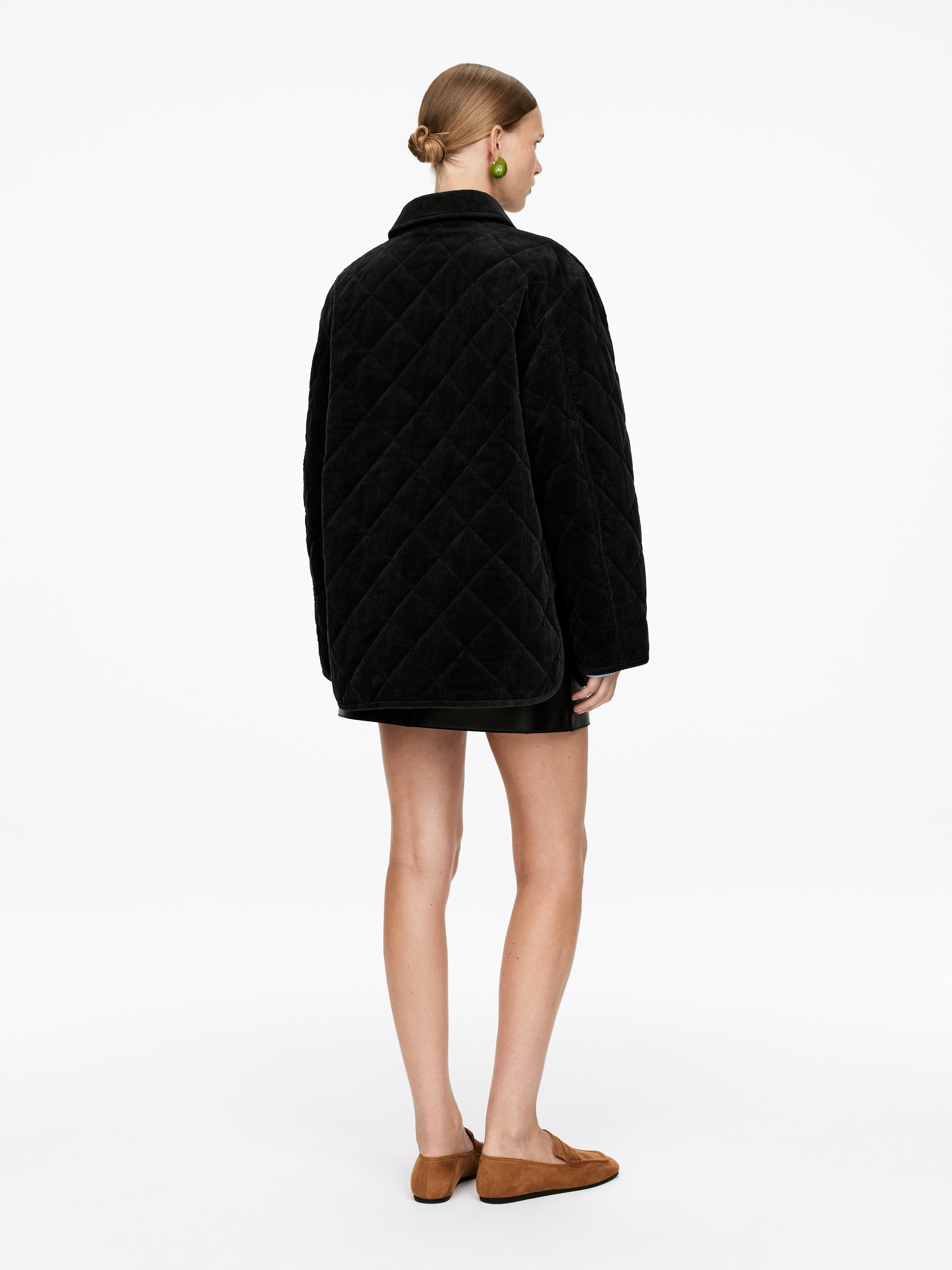 Ingrandisci l'immagine: Corduroy Jacket - Black - DONNA | H&M CH 4