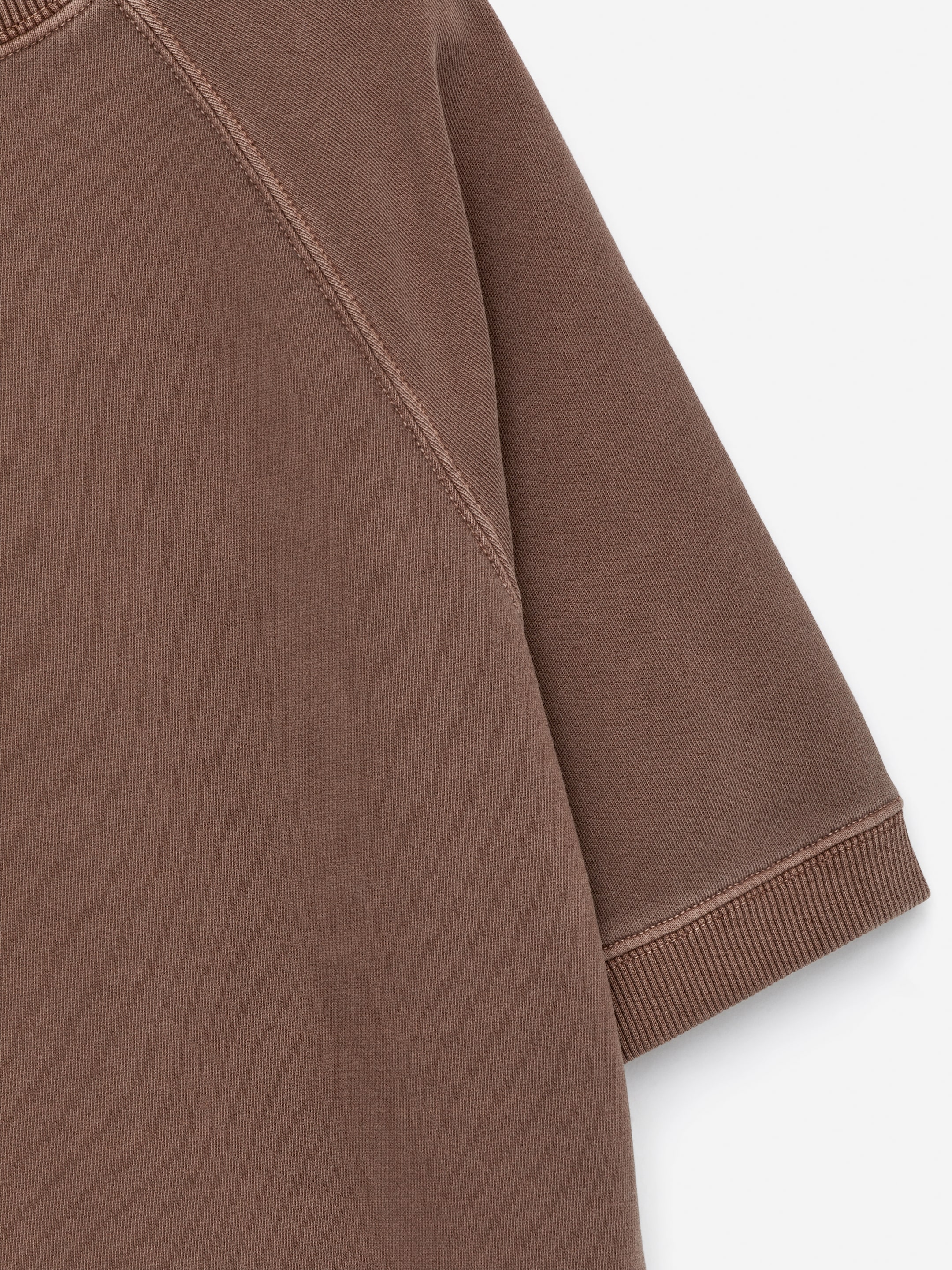 French Terry Sweatshirt - Brown - Regular fit - Women - StillMedia/DescriptiveDetail - 1
