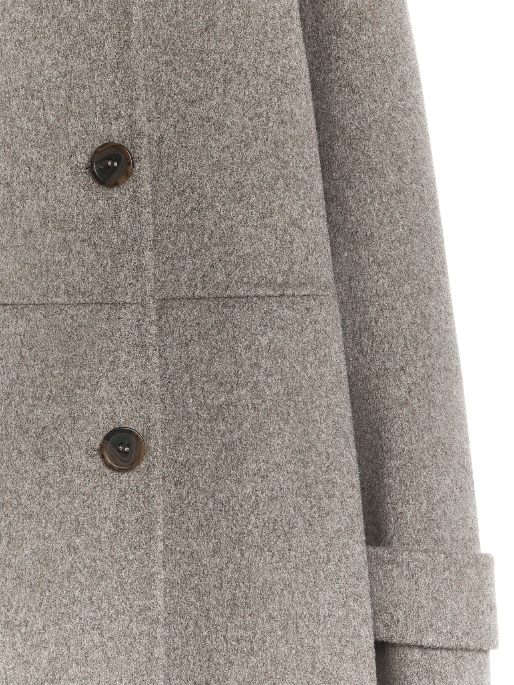 Double-Face Wool Coat - Mole - Regular fit - Women - StillMedia/DescriptiveDetail - 1