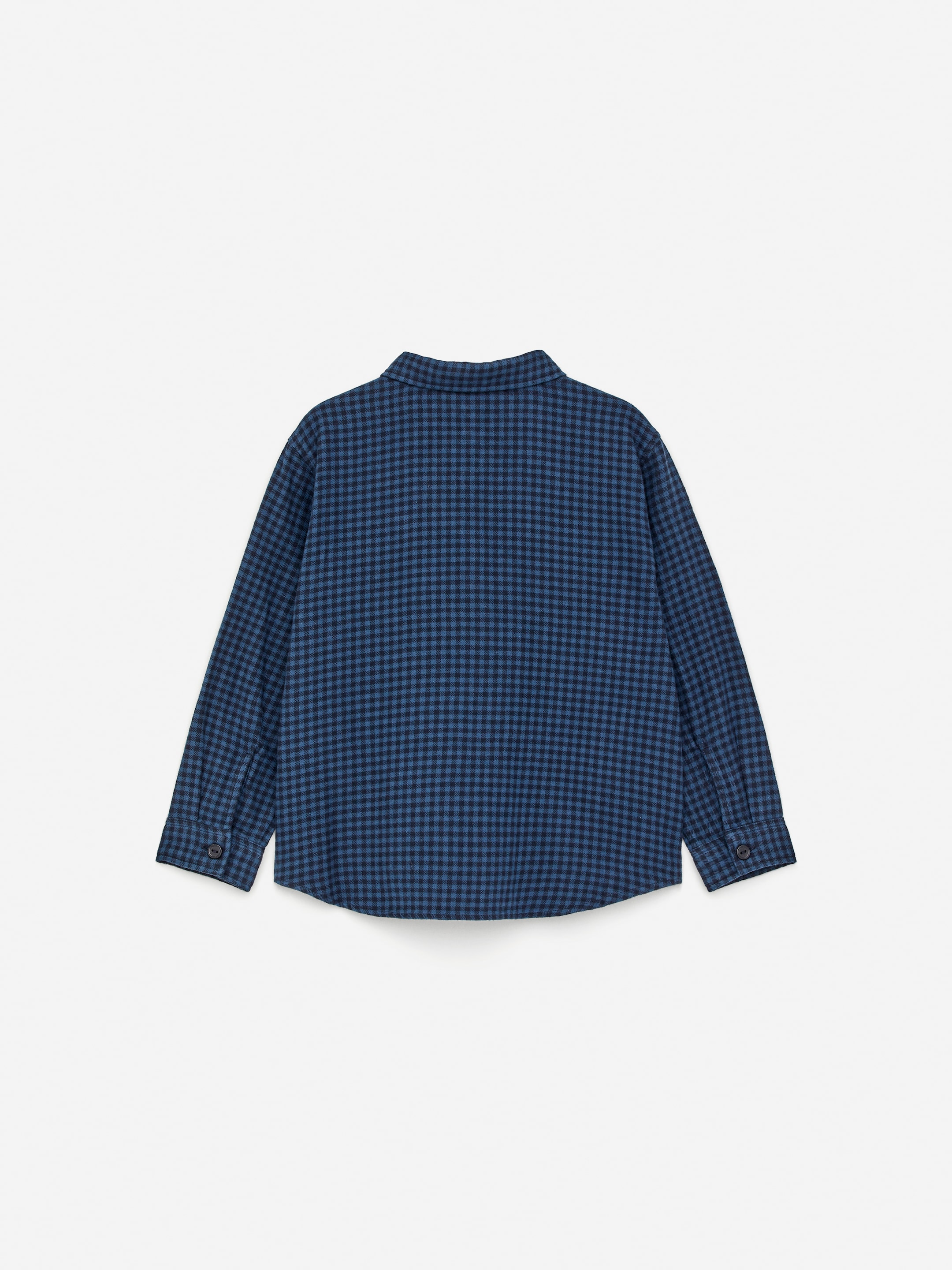 Visa större bild: Rutig flanellskjorta - Blå/mörkblå - BARN | H&M SE 2