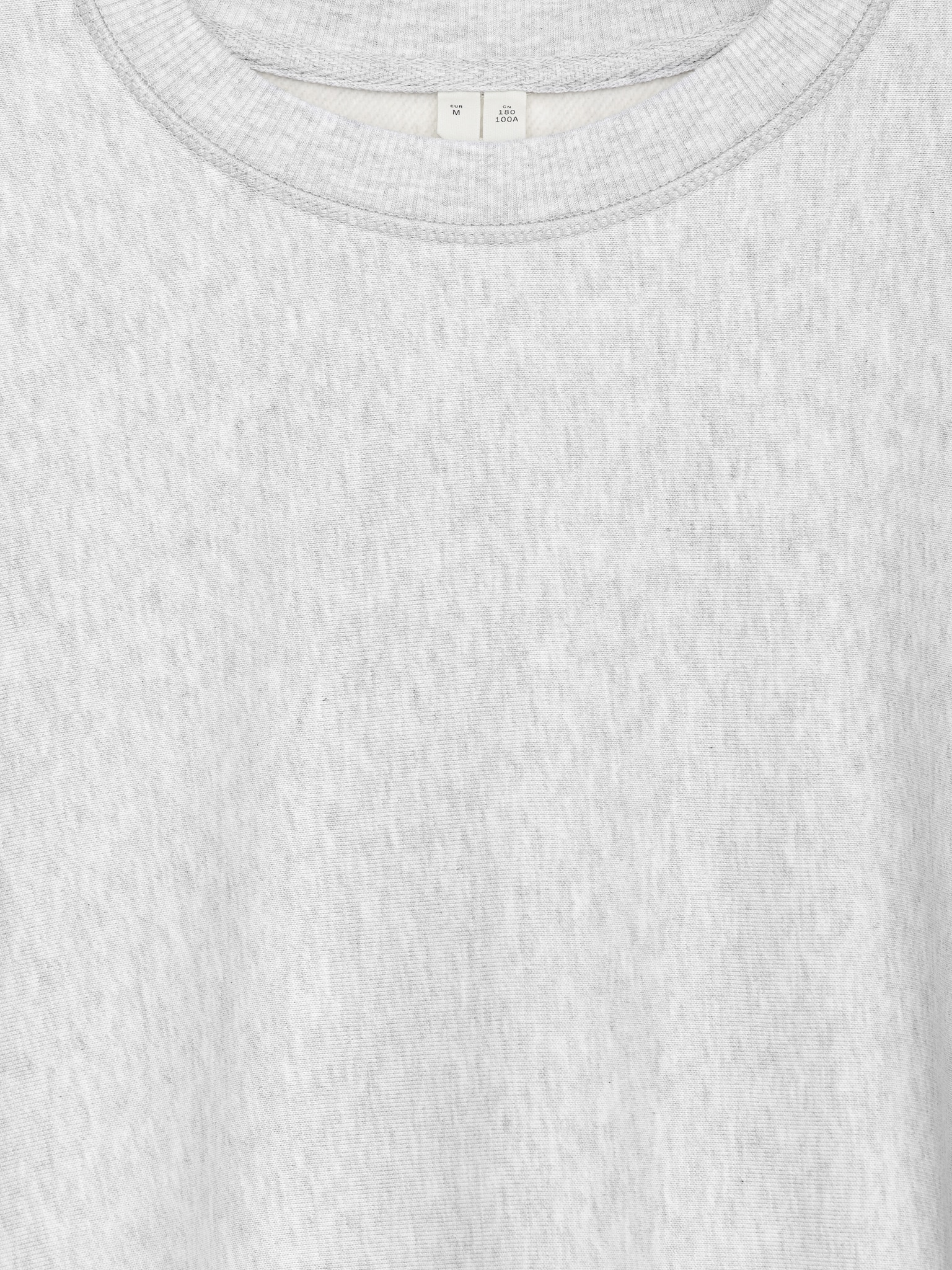 Relaxed Heavyweight Sweatshirt - Grey Melange - 2