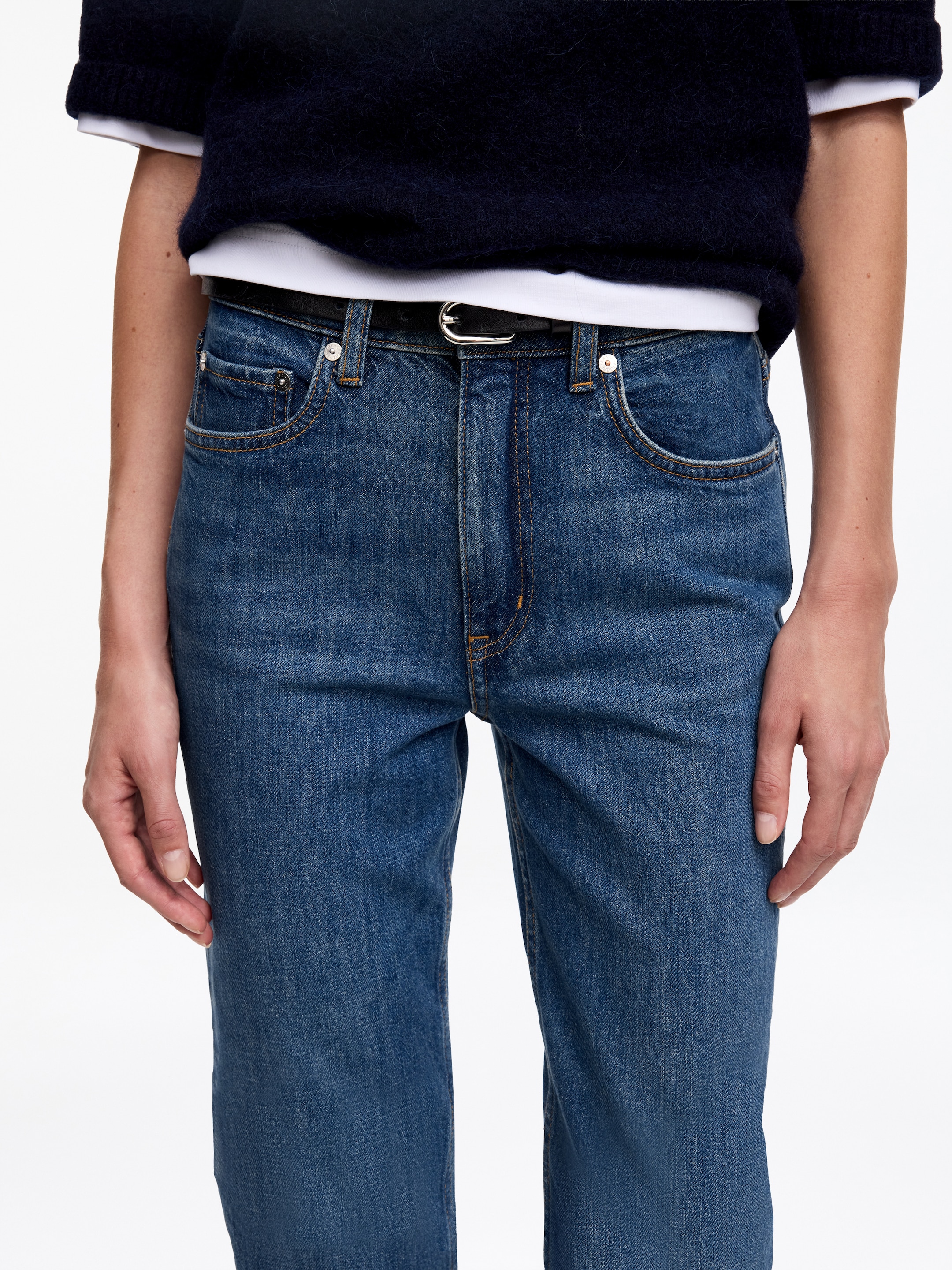 Vaqueros slim JADE CROPPED - Azul - Corte ajustado - Women - StillMedia/Lookbook - 9