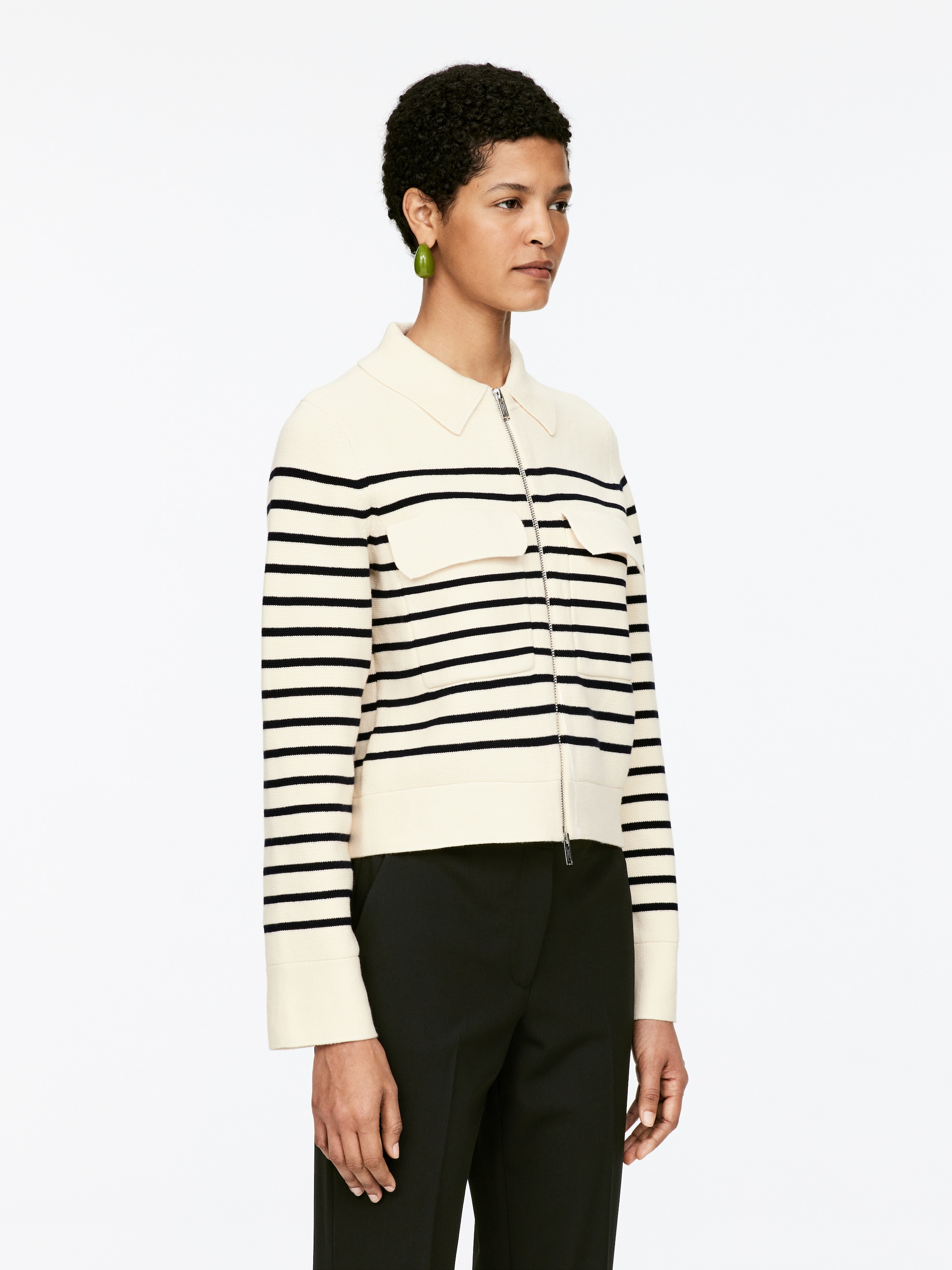 Grösseres Bild ansehen: Baumwollstrickjacke - Cremeweiß - DAMEN | H&M CH 4