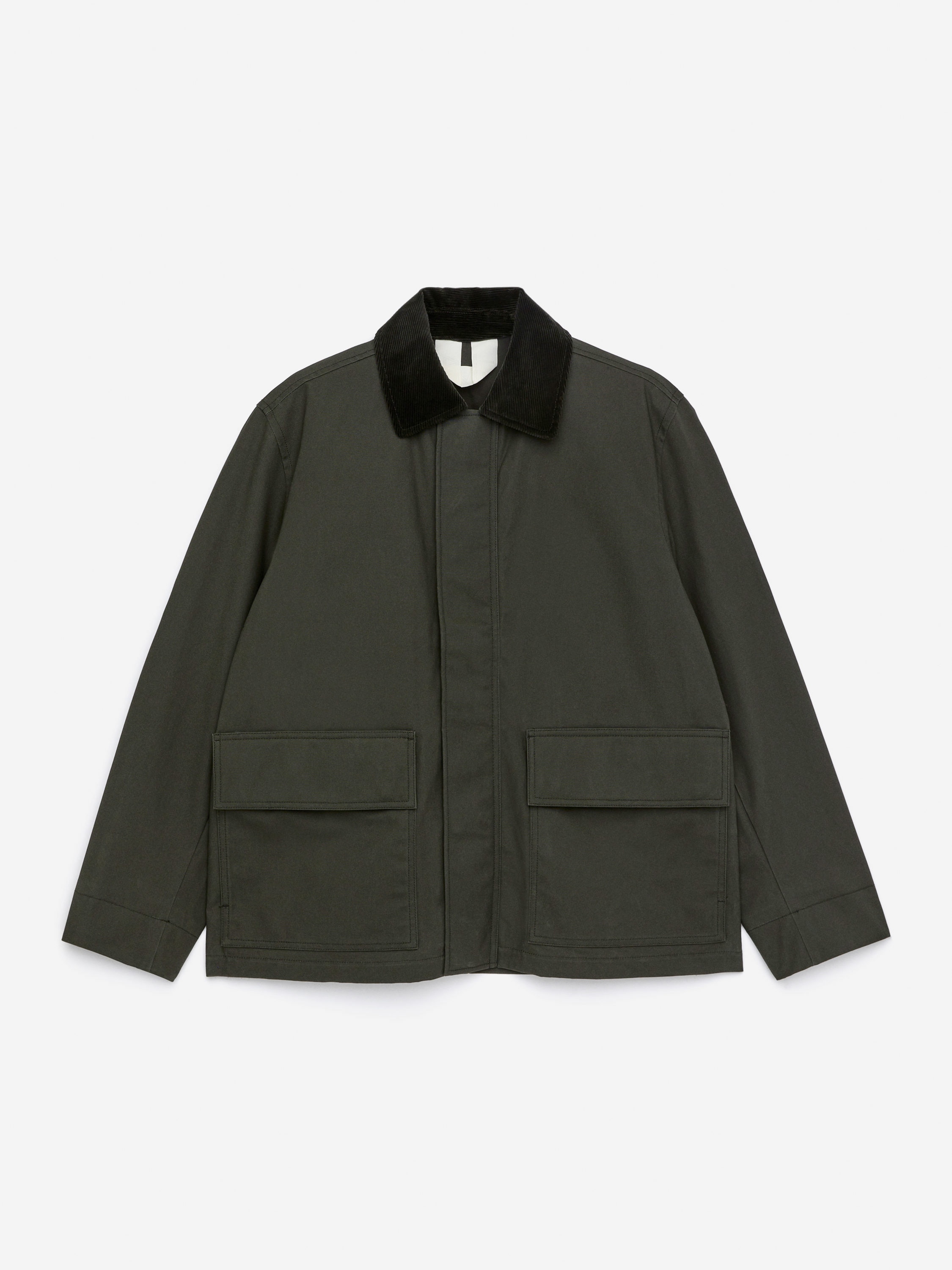 Waxed Cotton Jacket-#30302A-16070