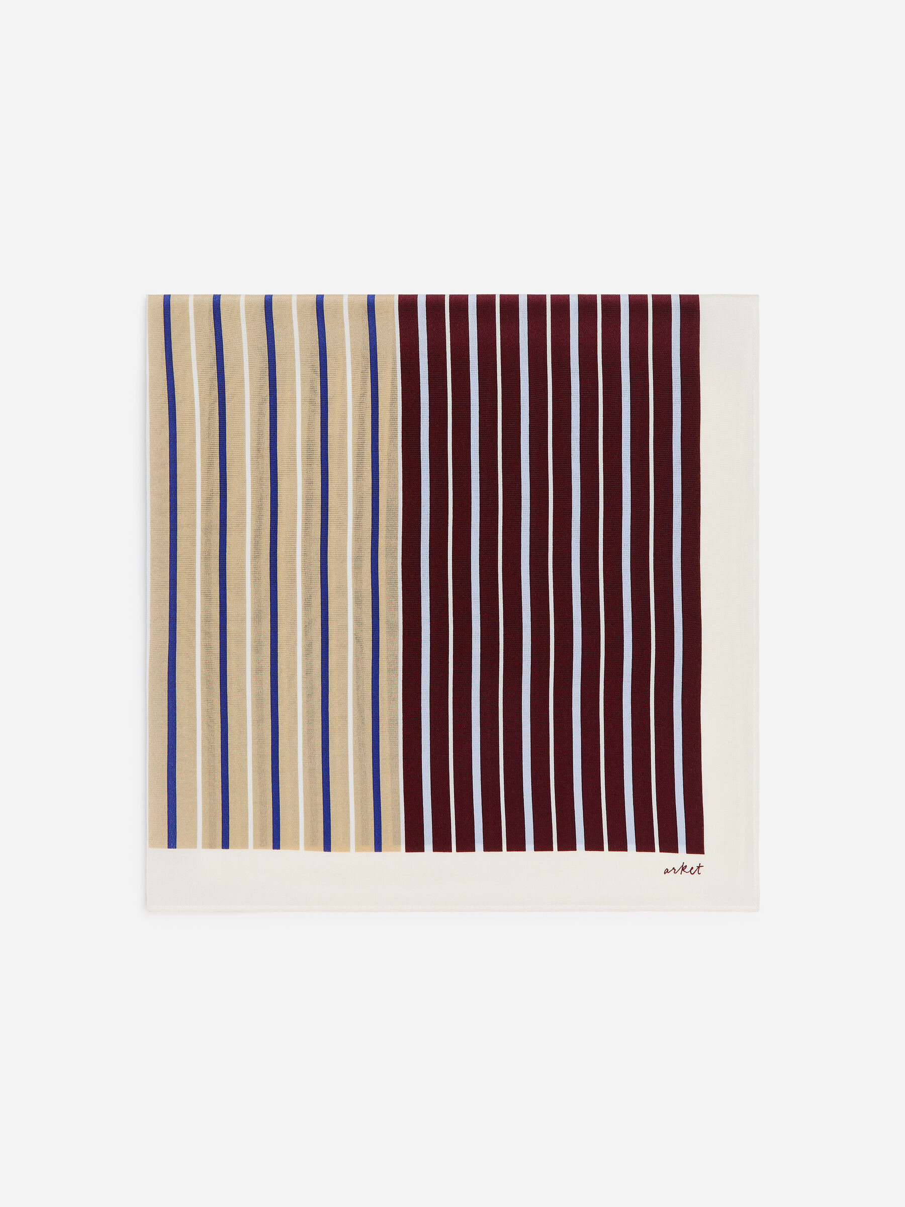 Sidenscarf - Blå/randig - Women - StillMedia/DescriptiveStillLife - 2