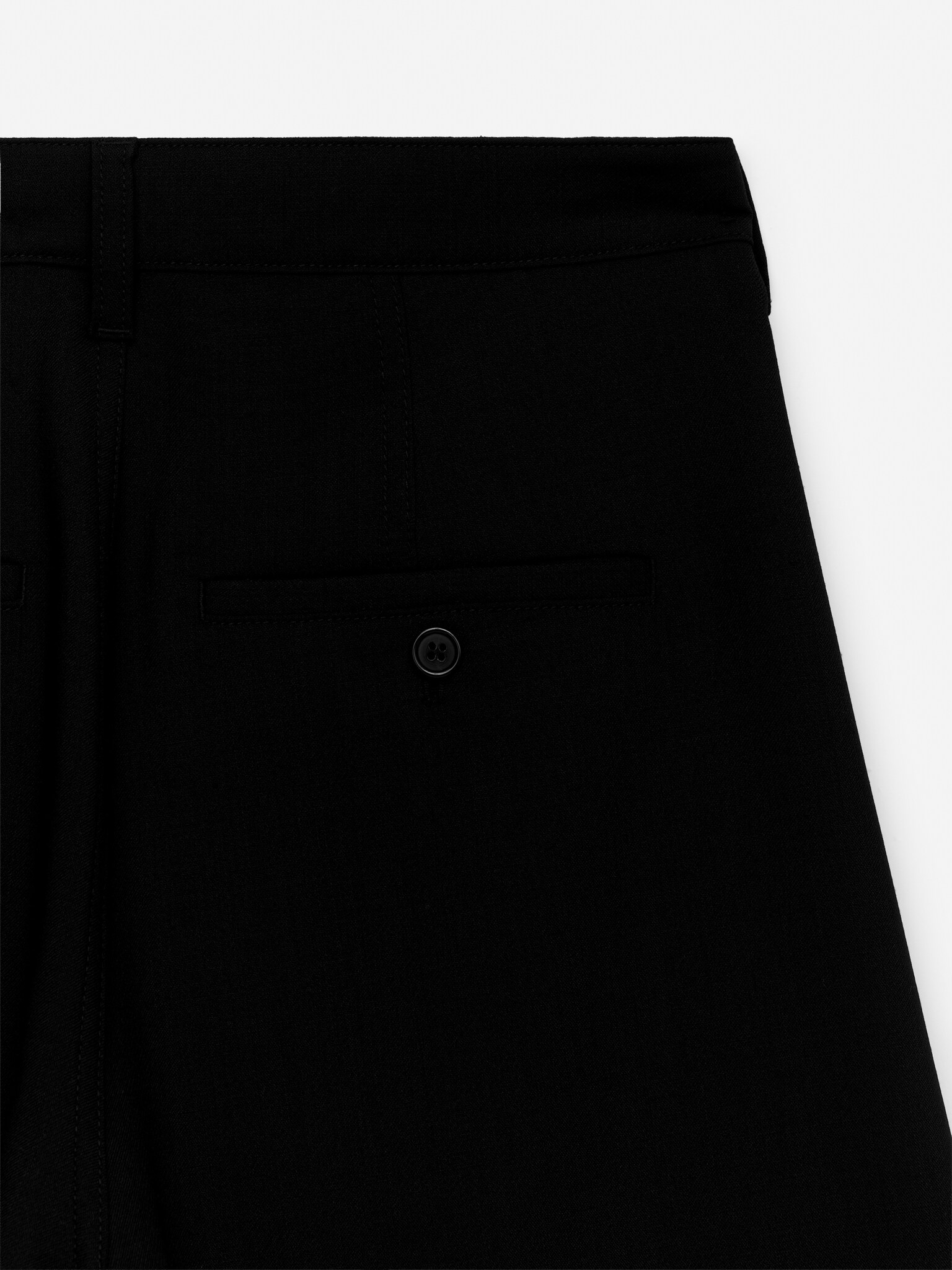 Barrel-Leg Trousers - Black/Dark Brown - 5