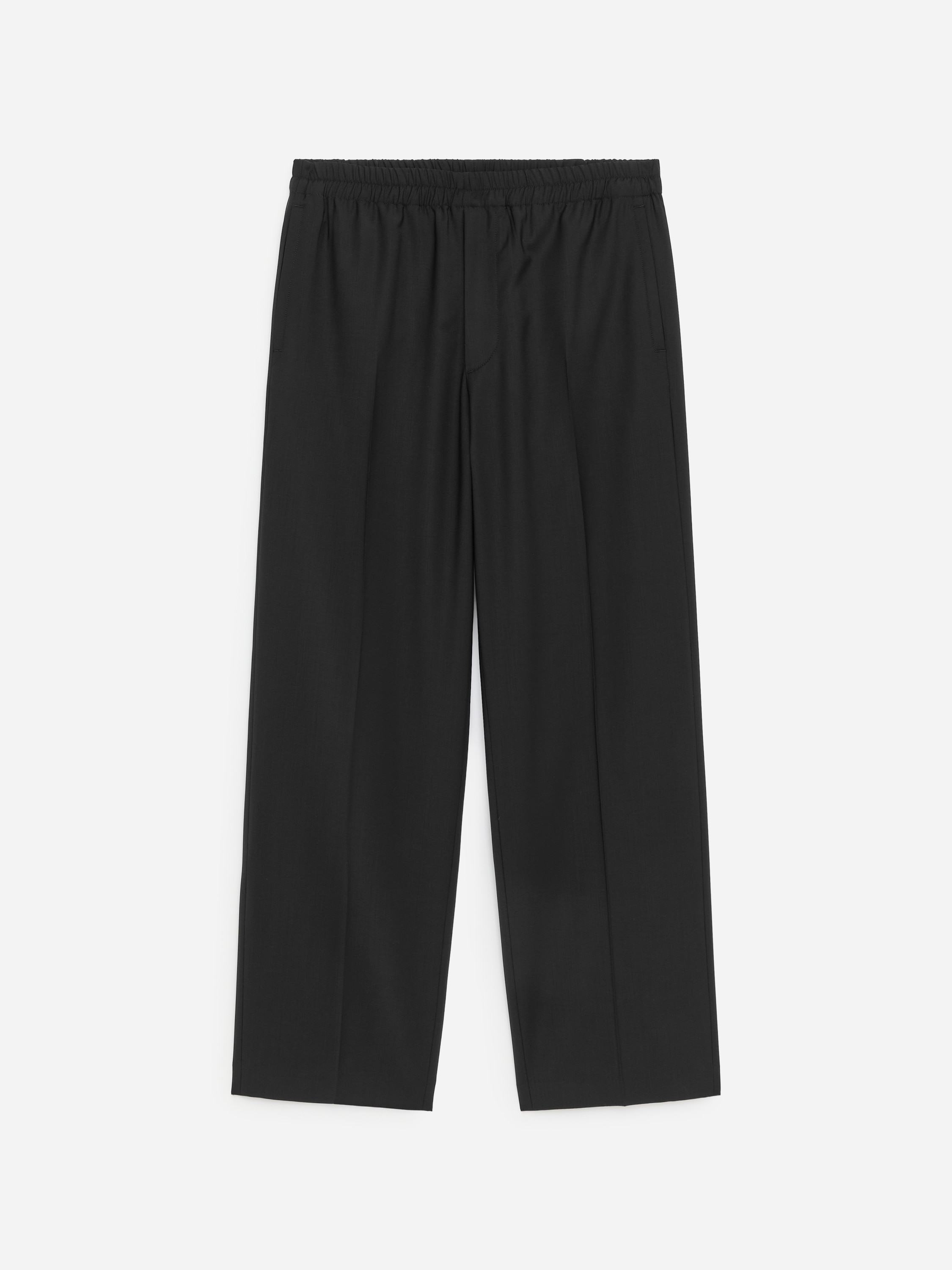 Vida byxor med dragsko - Svart/Mullvadsgrå