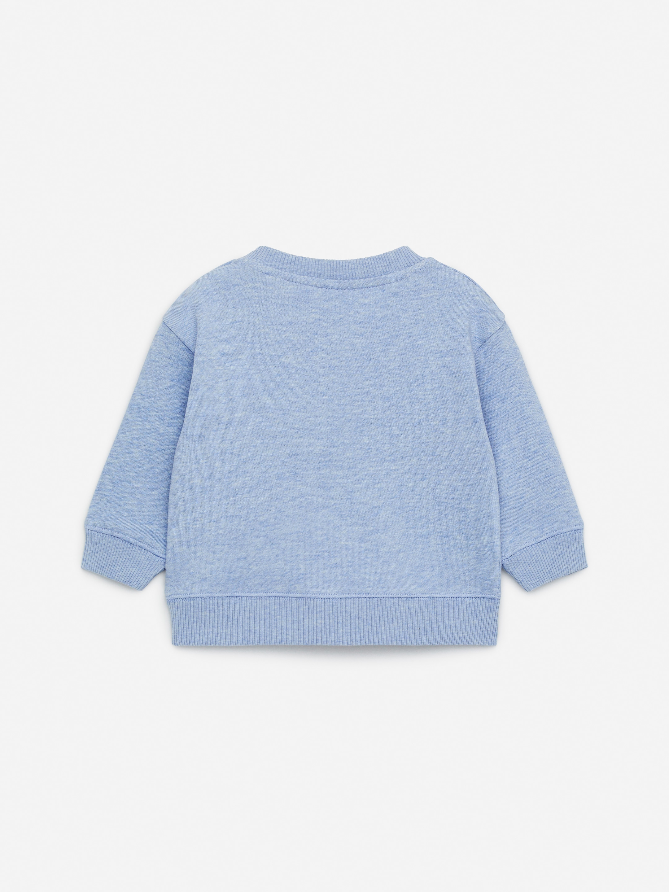 Visa större bild: Sweatshirt i bomull - Ljusblå/melerad - BARN | H&M SE 2