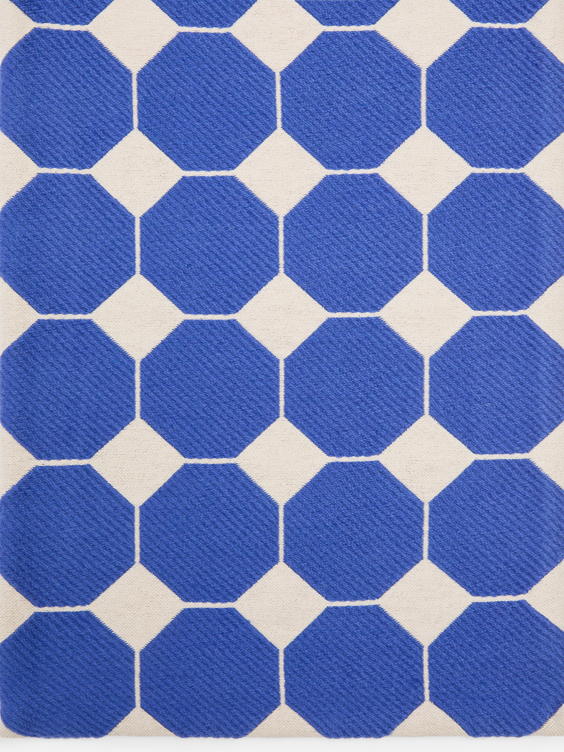 Cotton Wool Cushion Cover 40x60 cm - Blue/Off White - homeware - StillMedia/DescriptiveDetail - 1