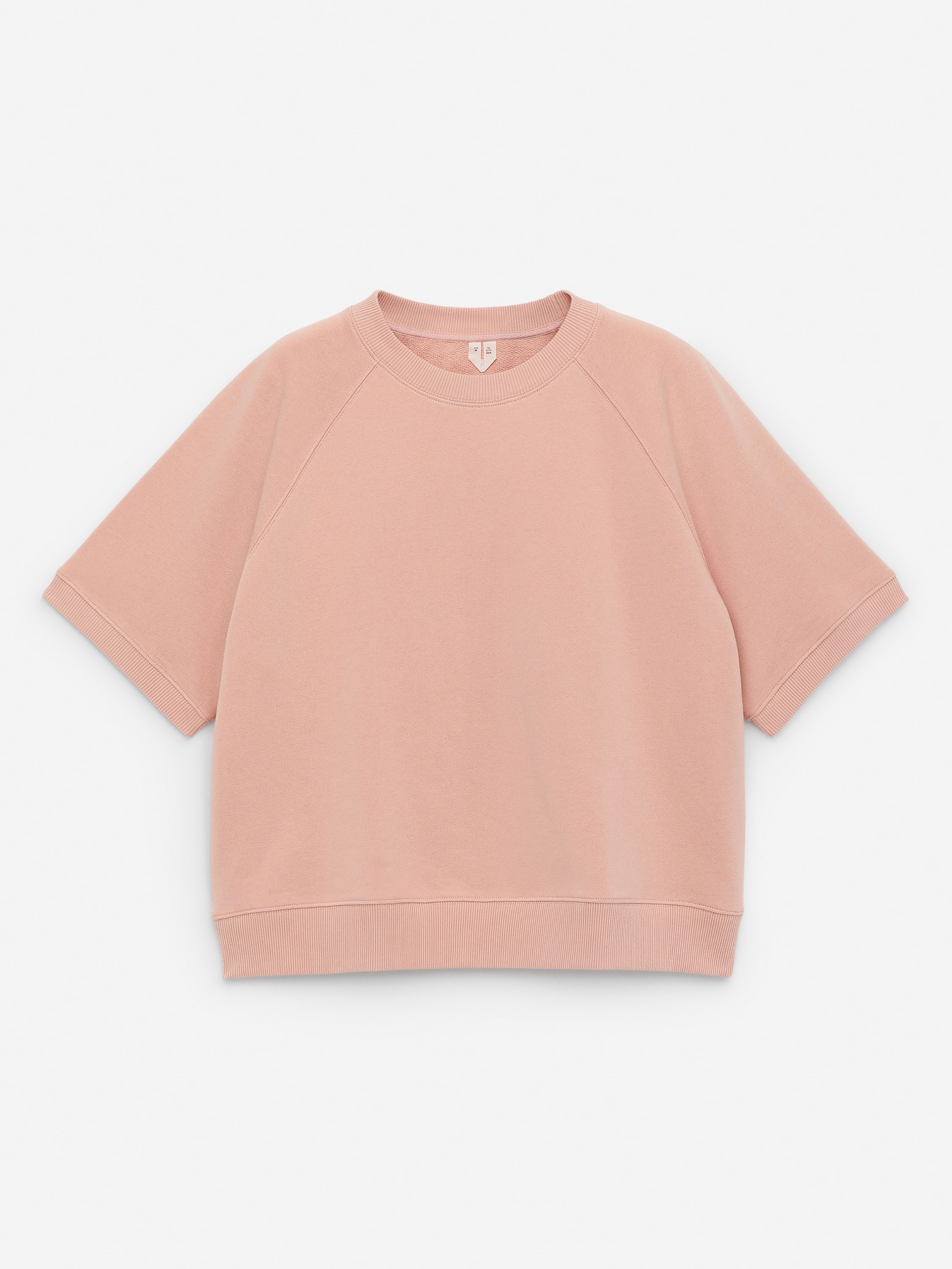 Felpa in spugna francese - Rosa tenue/Bianco sporco/Blu/Marrone/Rosso scuro/Grigio mélange