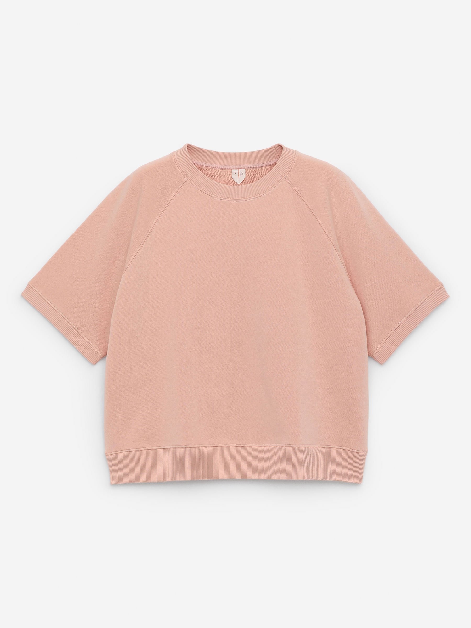 French Terry Sweatshirt - Soft Pink - Regular fit - Women - StillMedia/DescriptiveStillLife - 1
