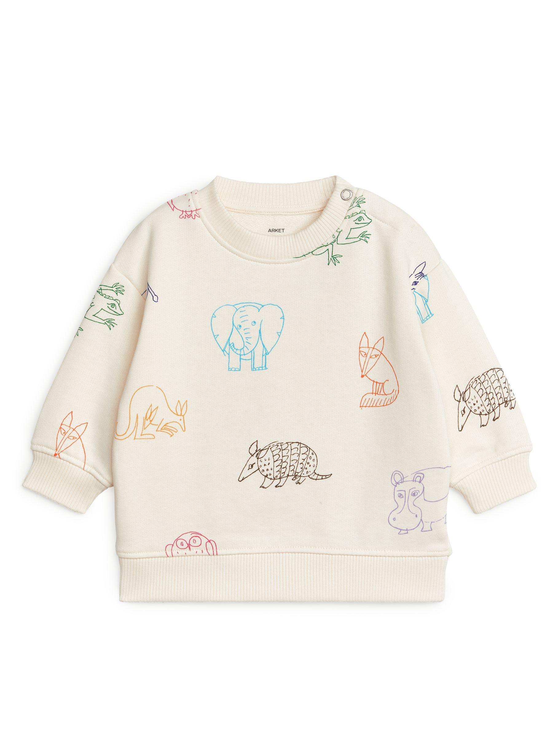 Sudadera estampada de ARKET and Lisa Larson - Blanco roto - Corte estándar - Children - StillMedia/DescriptiveStillLife - 1