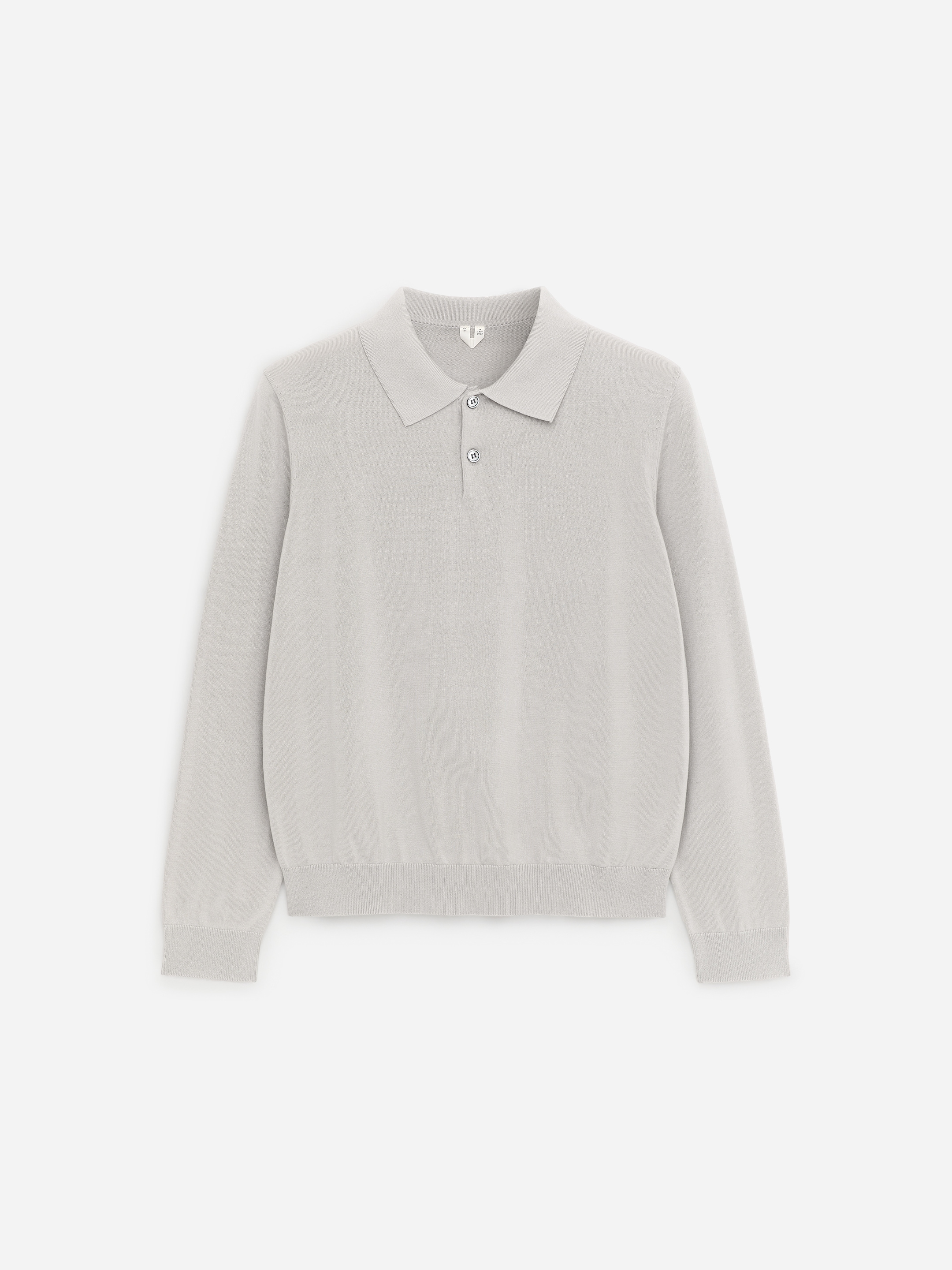 Cotton Polo Shirt-Beige-18202