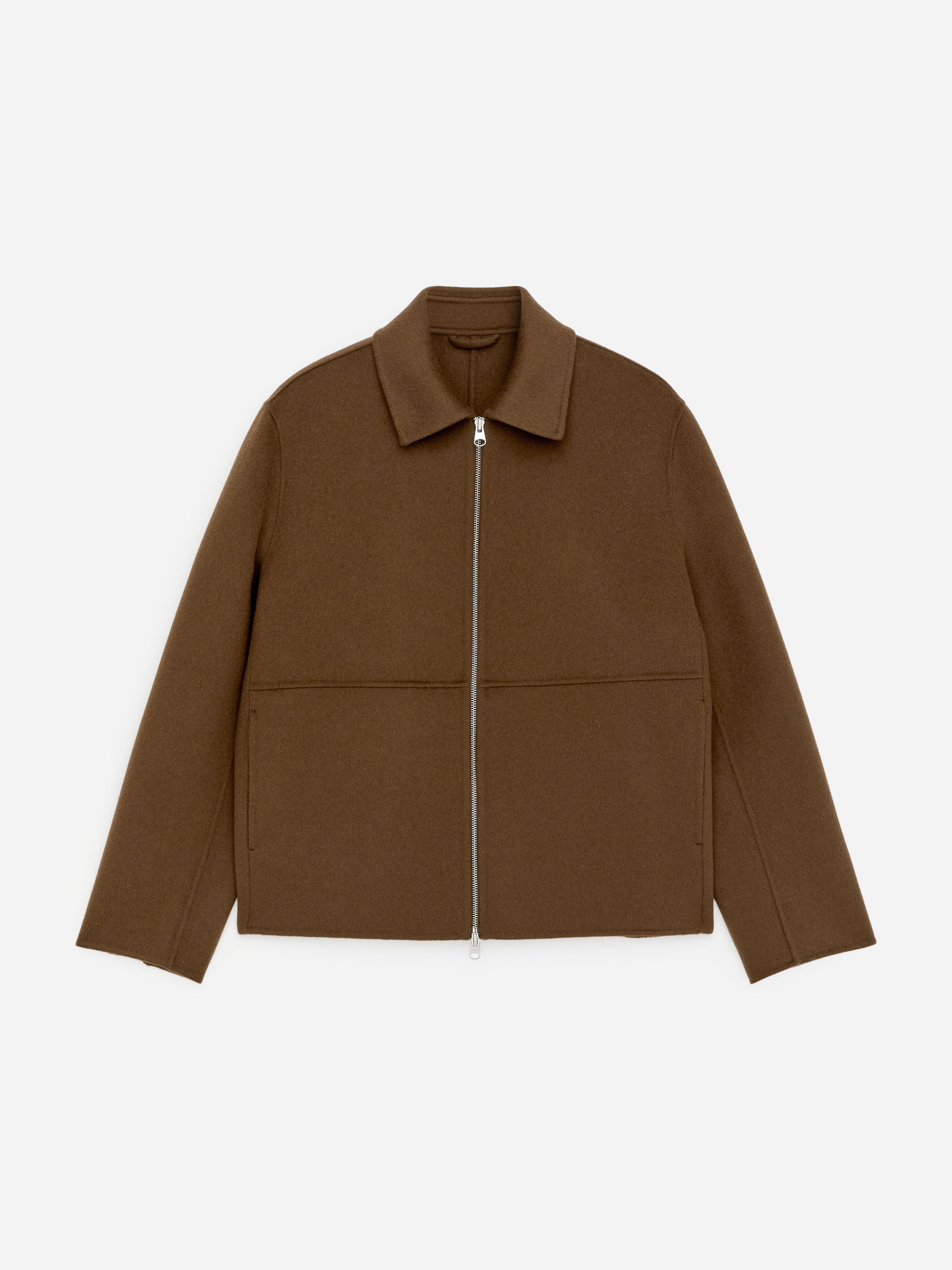 Wool Doublé Jacket - Fudge Brown - Regular fit - Men - StillMedia/DescriptiveStillLife - 2