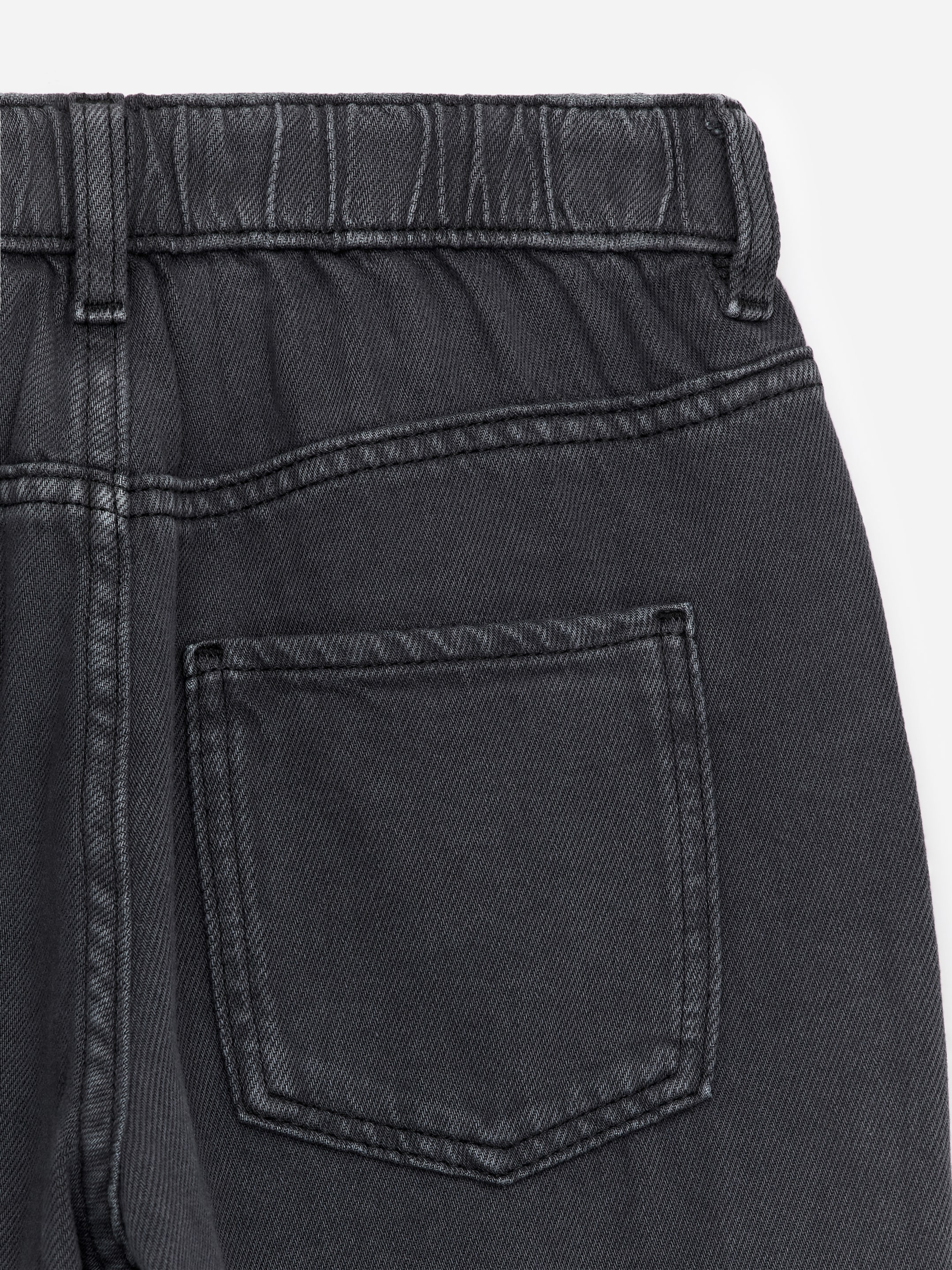 Pull-On Denim Trousers - Black - Loose fit - Children - StillMedia/DescriptiveDetail - 2