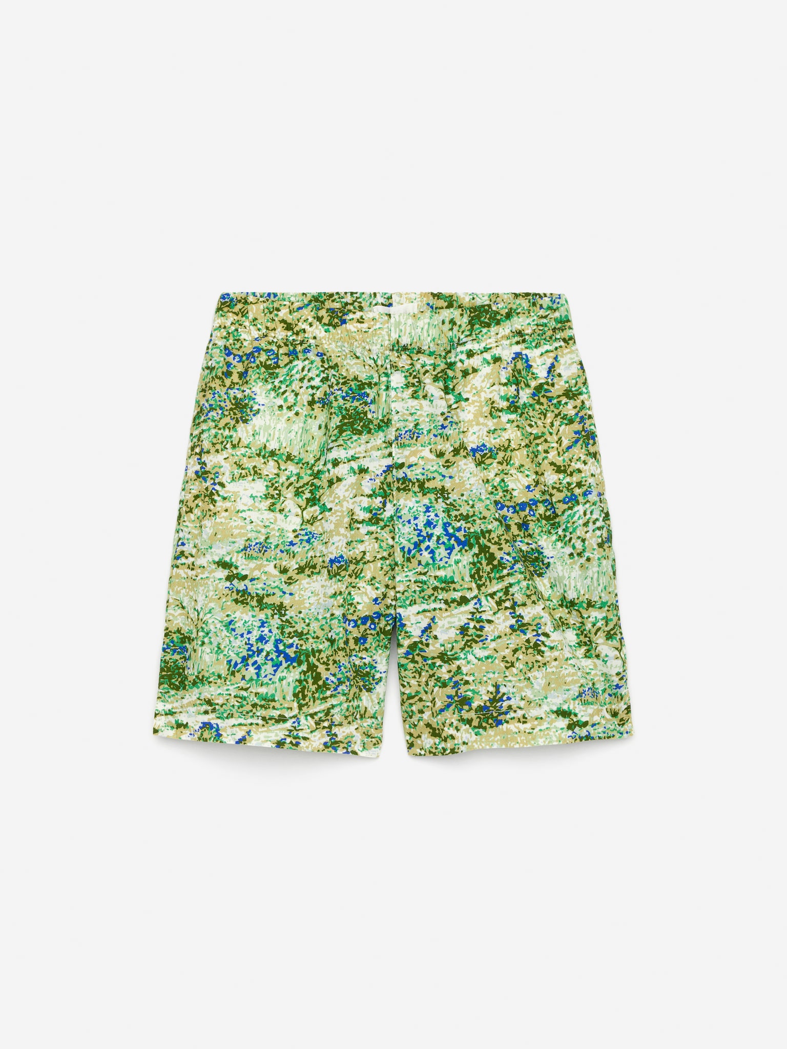 Calções estampados - Verde/Amarelo