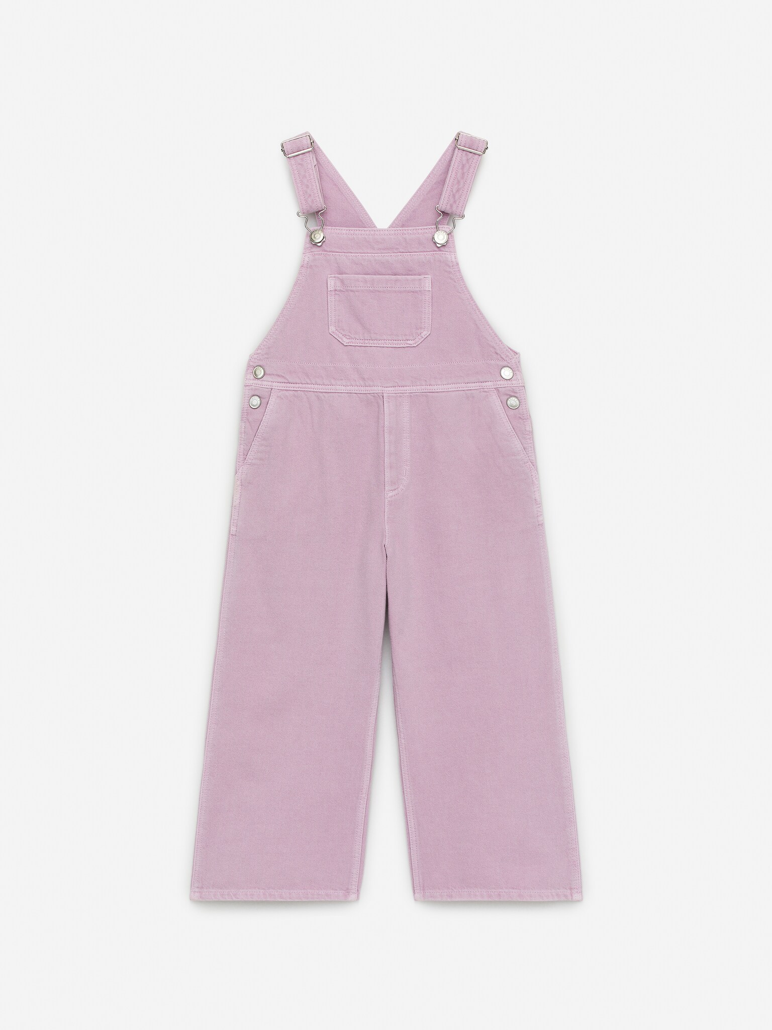 Jeans-Latzhose - Ausgewaschenes Flieder/Altrosa