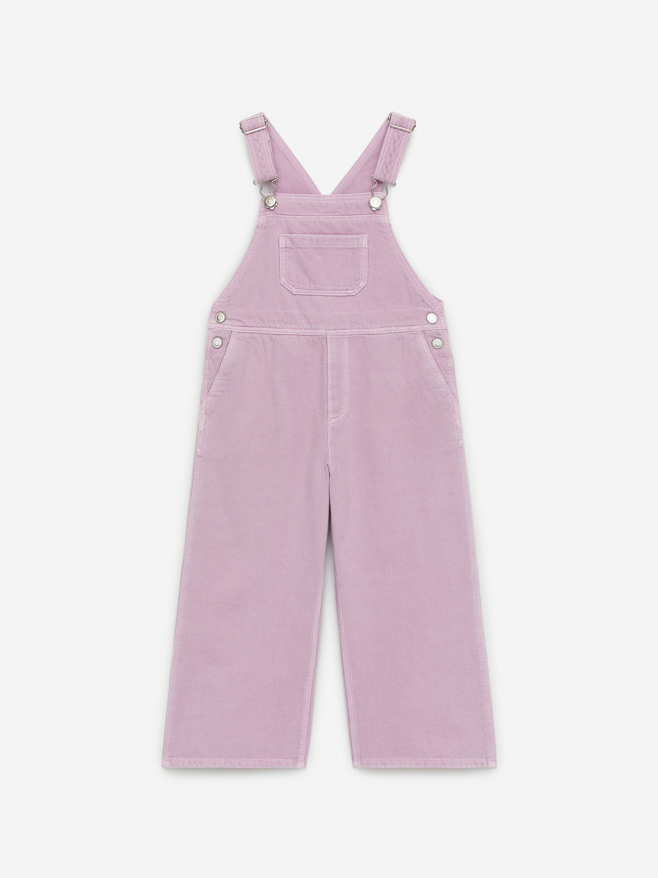 View larger image: Denim Dungarees - Washed Lilac - Kids | H&M GB 1