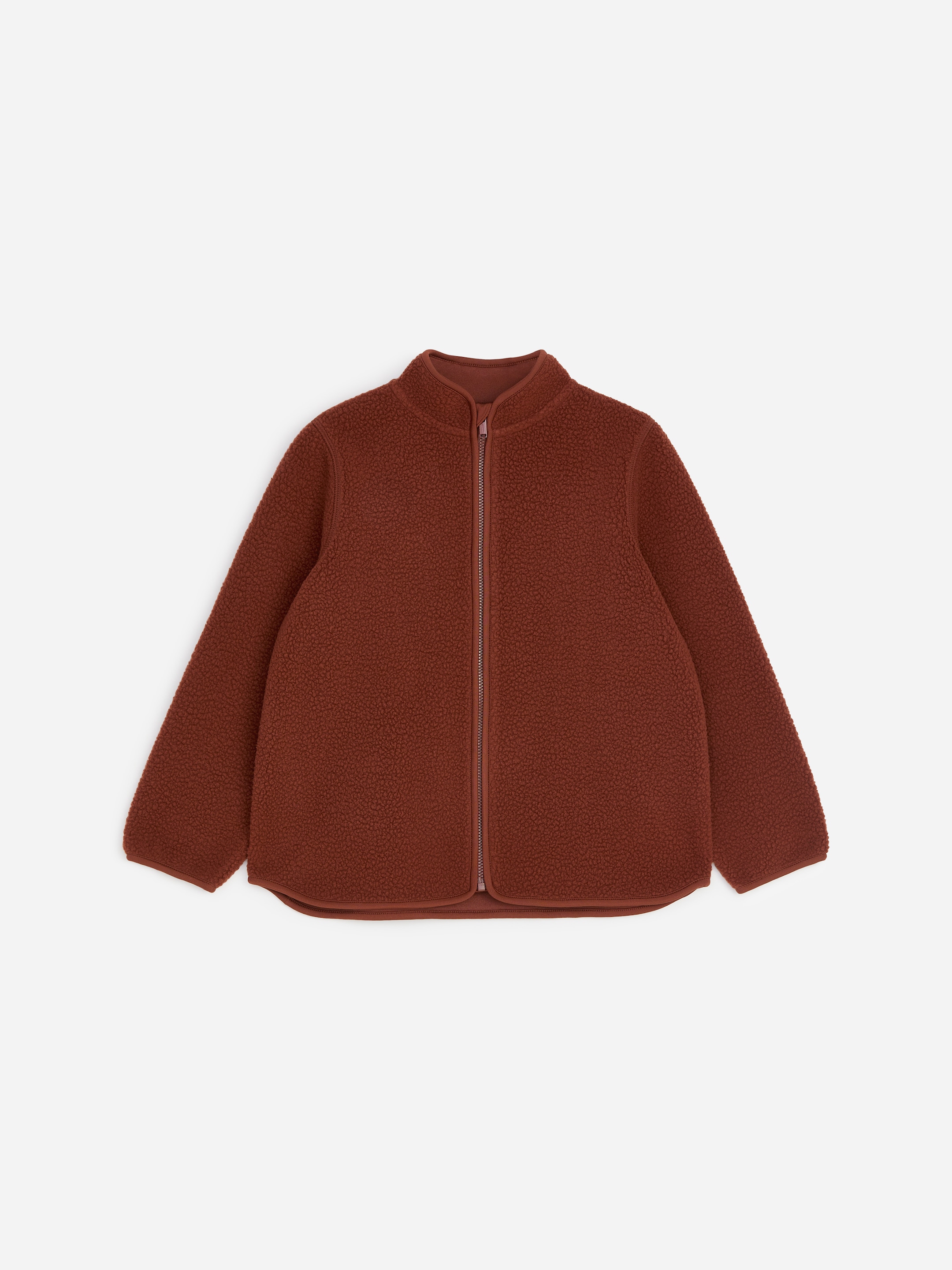 Fleece Jacket-Brown-20048
