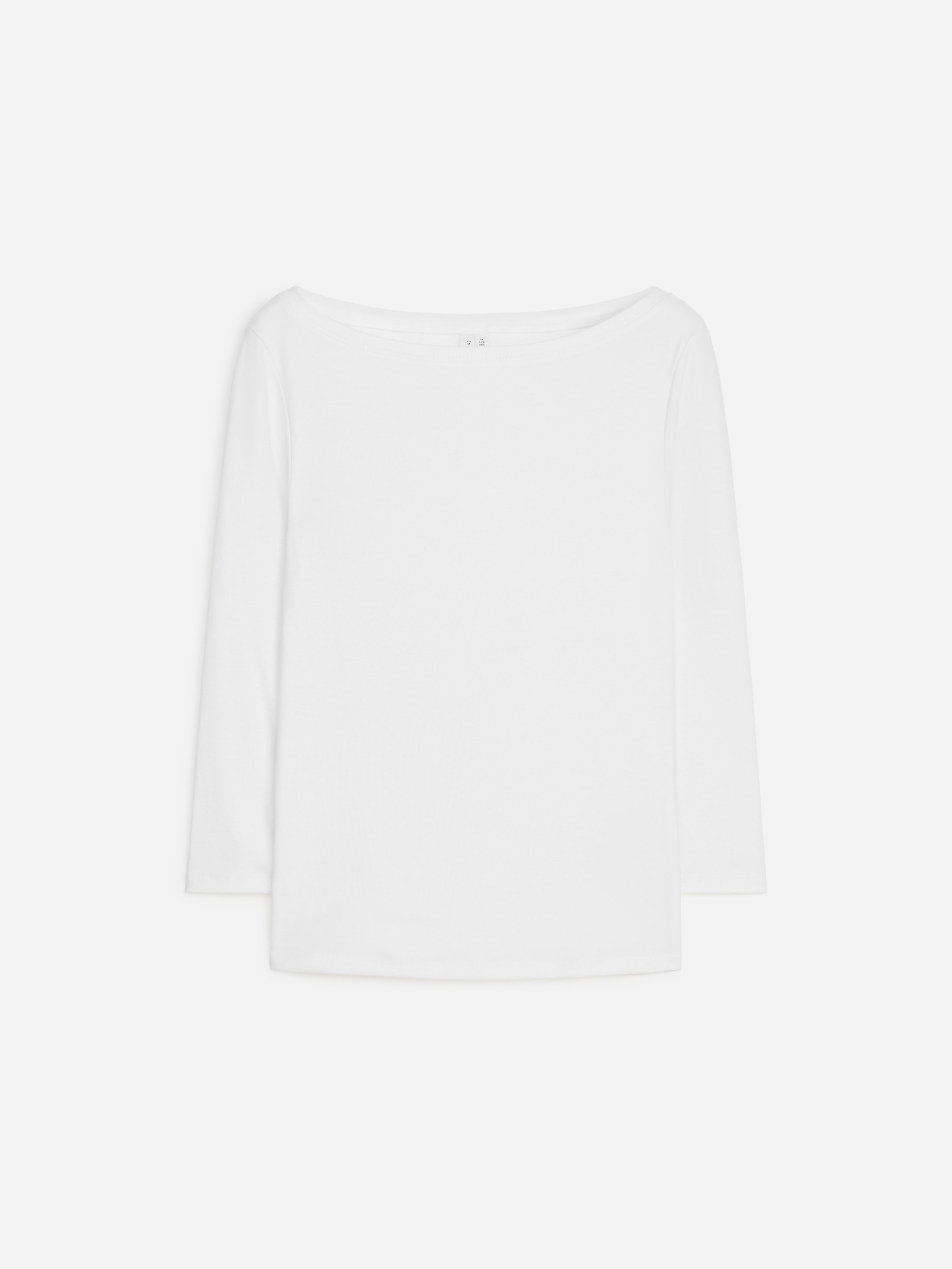 Maglia con scollo a barchetta - Bianco - Slim fit - women - StillMedia/DescriptiveStillLife - 2