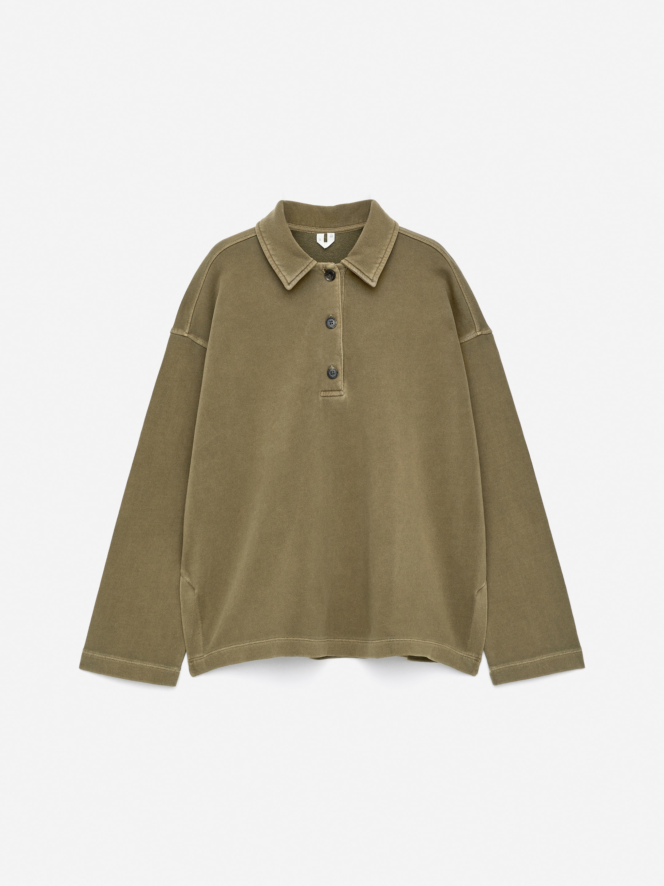 Zobrazit větší obrázek: Polo mikina - Khaki zelená - ŽENY | H&M CZ 5