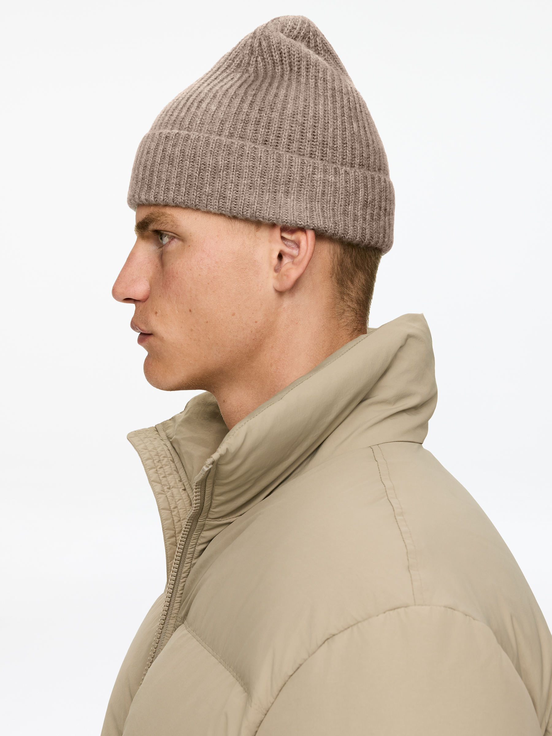 Cashmere-Wool Beanie - Mole - Men - StillMedia/Lookbook - 2