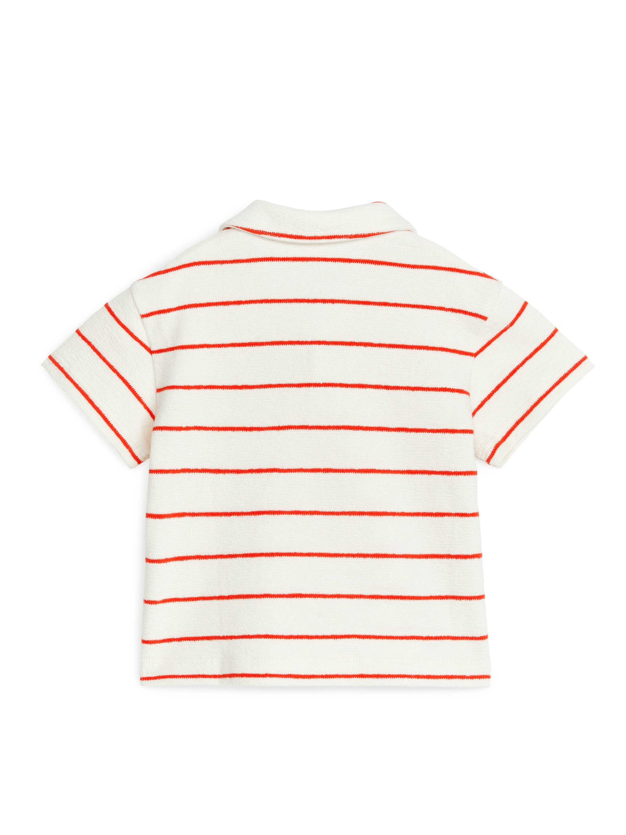 Se større billede: Poloshirt i frotté - Hvid/rød - BØRN | H&M DK 2