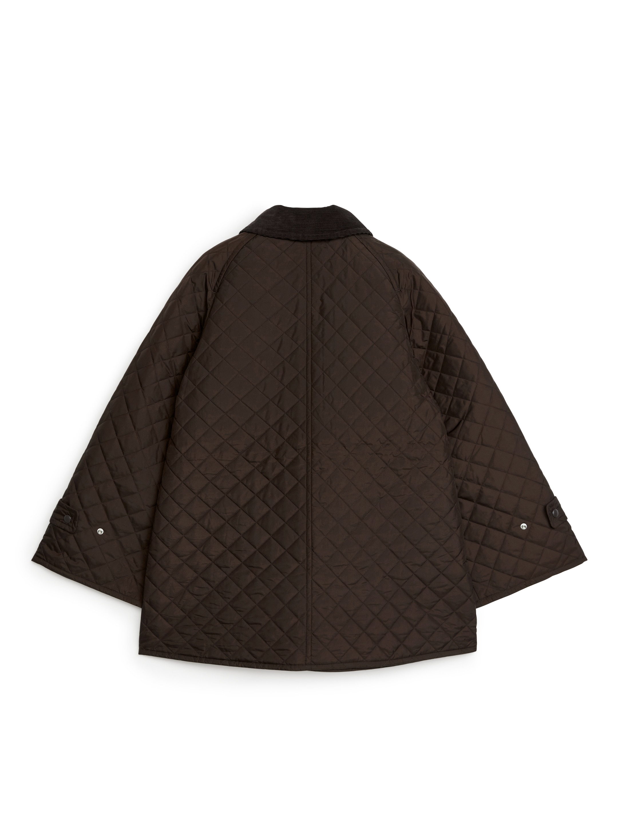 Ingrandisci l'immagine: Quilted Jacket - Dark Brown - DONNA | H&M CH 2