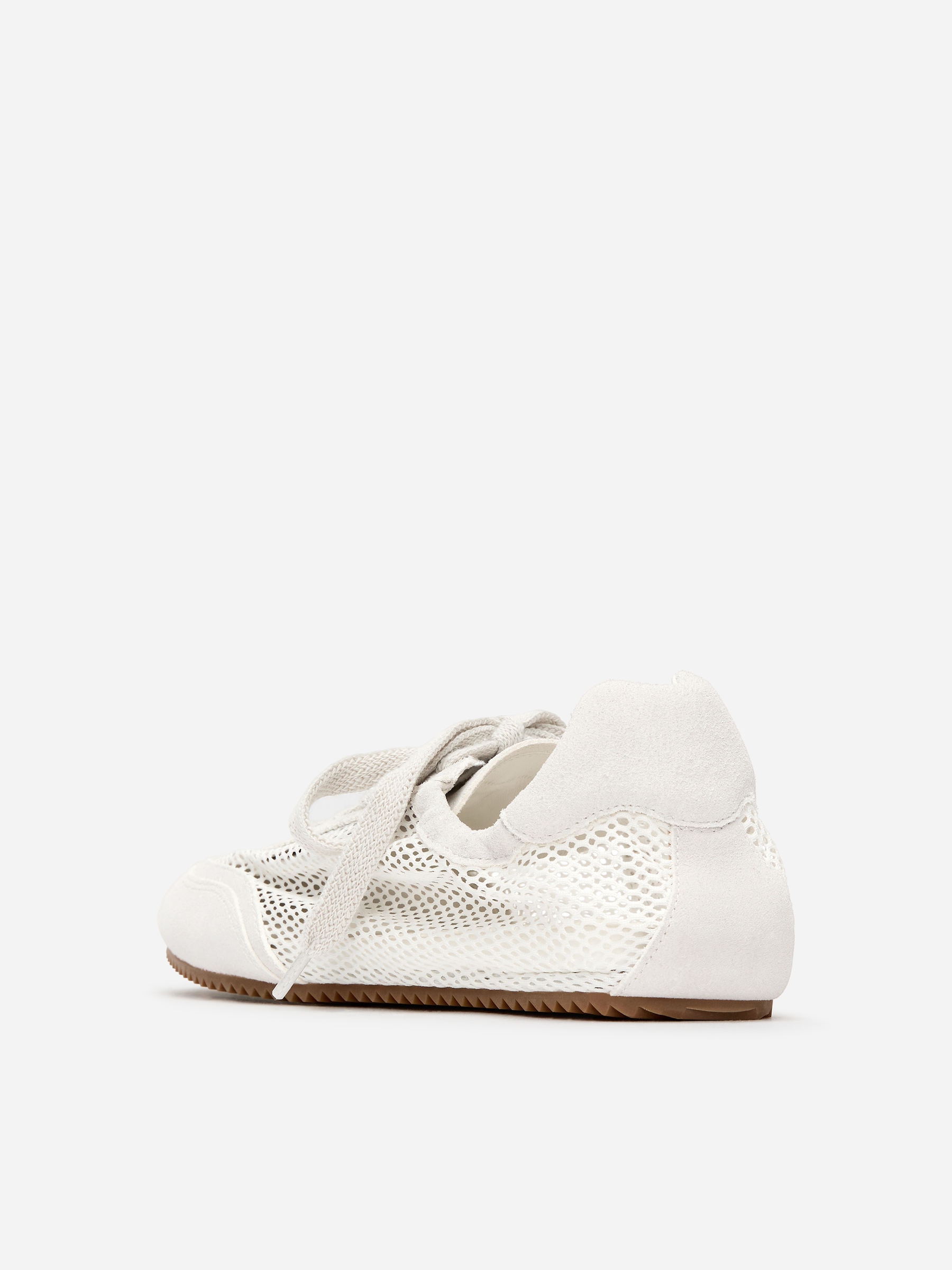 Mesh-Suede Trainers - White - Women - StillMedia/DescriptiveStillLife - 6