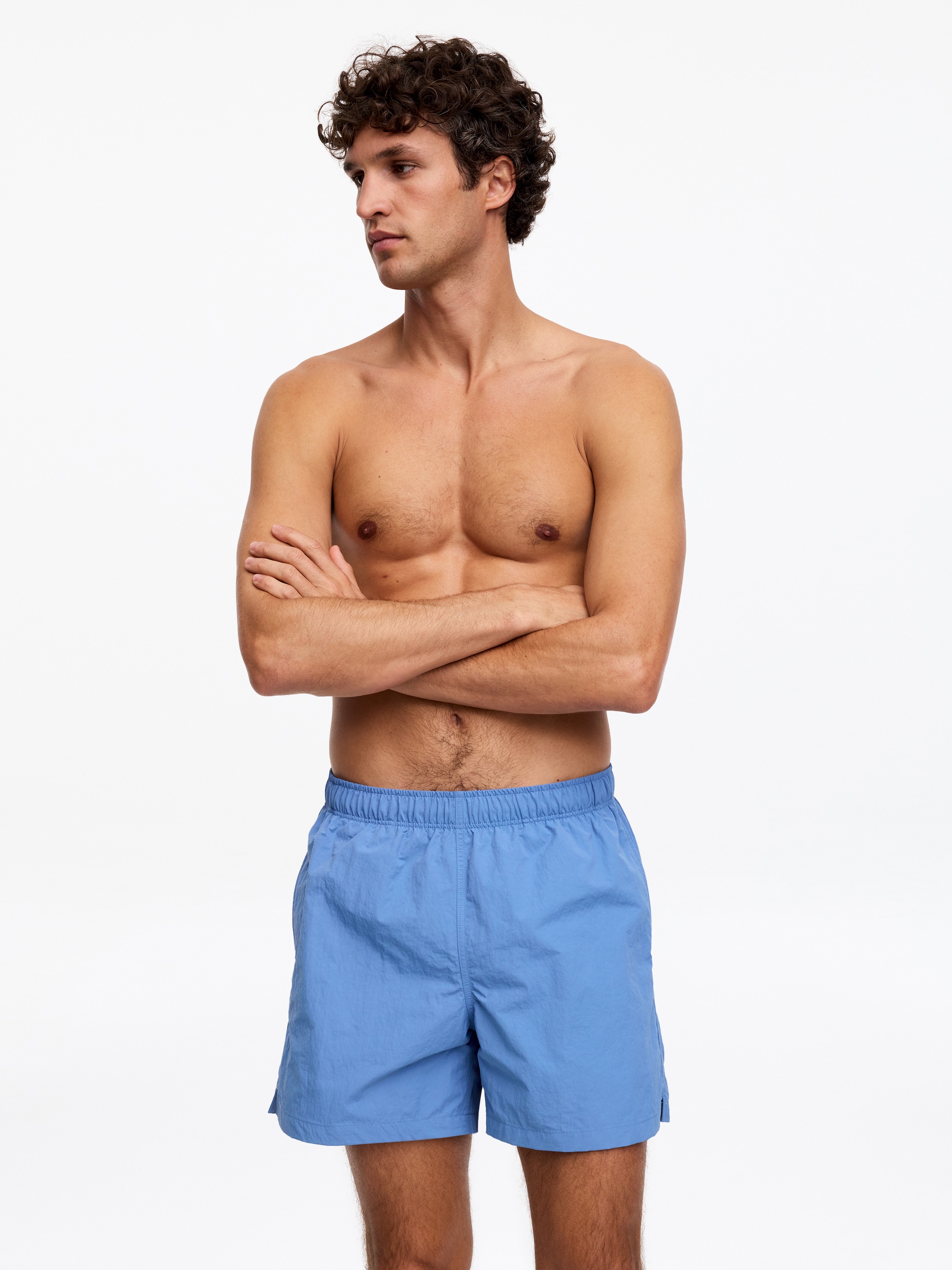 Swim Shorts - Blue - Regular fit - Men - StillMedia/Lookbook - 6