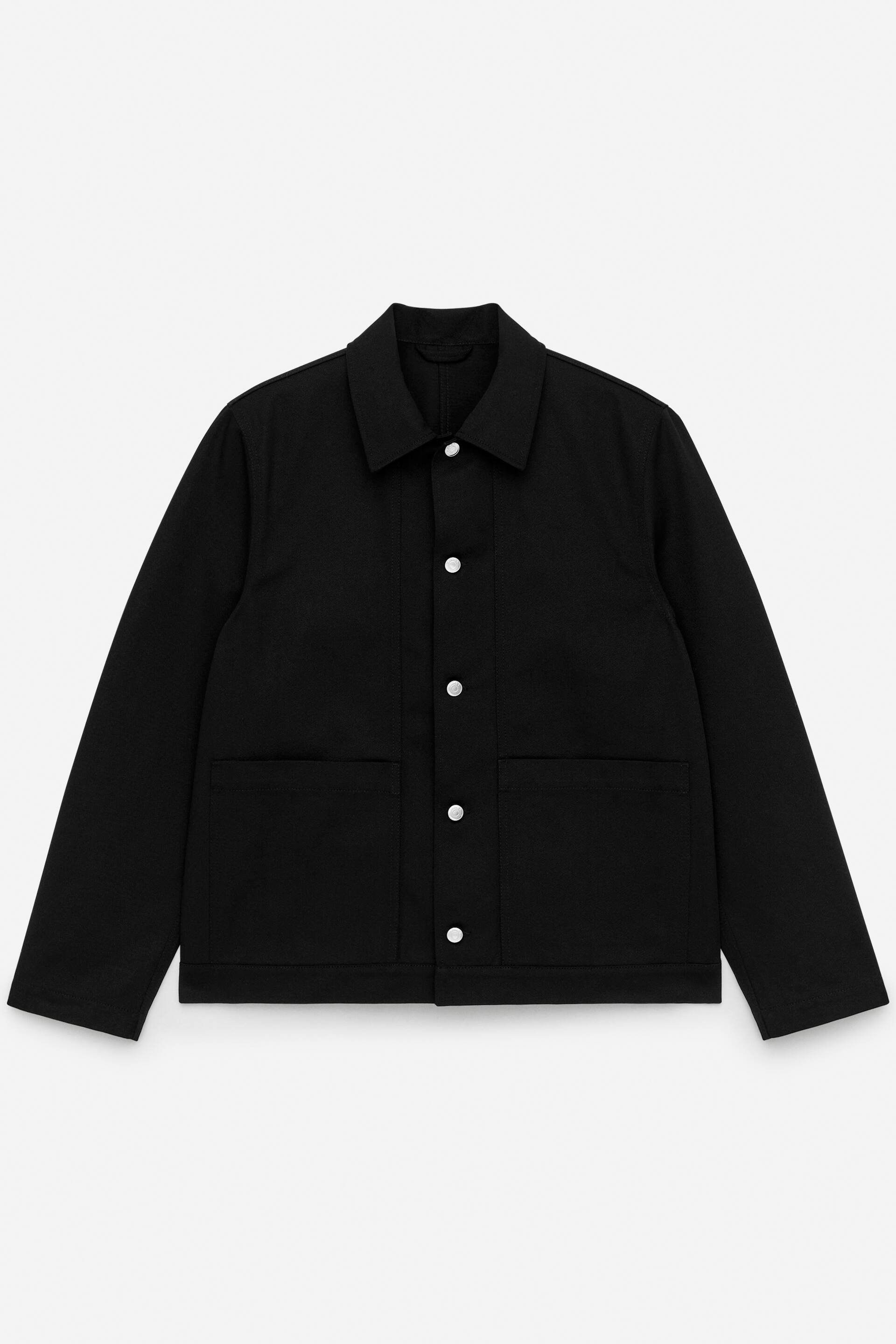 Visa större bild: Twillskjorta - Svart - HERR | H&M SE 1