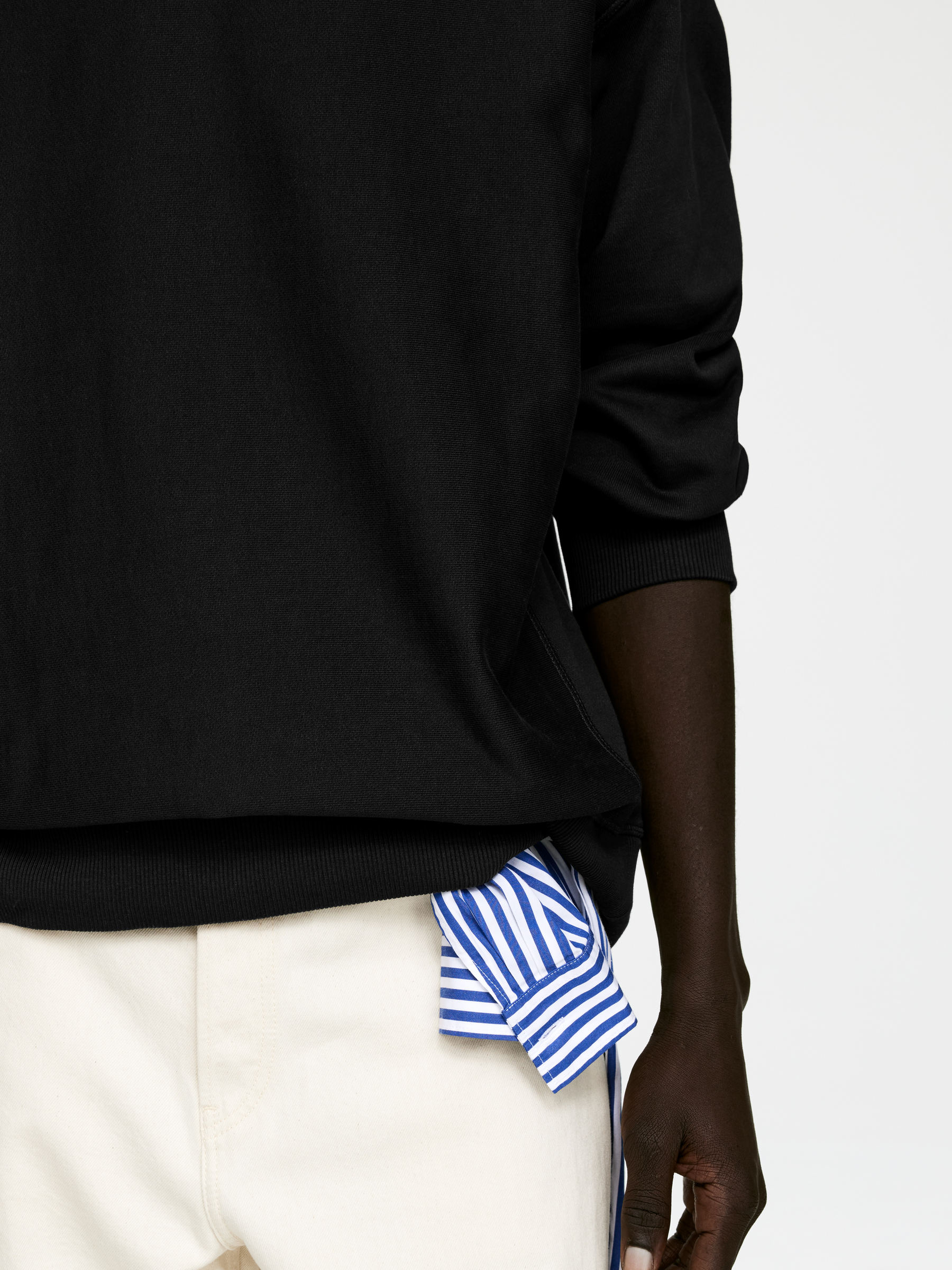Relaxed Heavyweight Sweatshirt - Black - Oversized - Men - StillMedia/Lookbook - 3