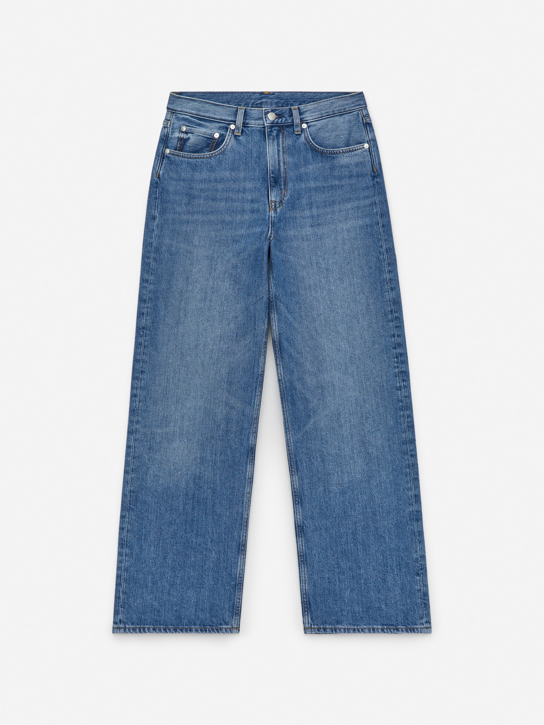 CORAL Wide Jeans - Blue/Dark Blue/Dark Blue/Beige/Off White/Blue